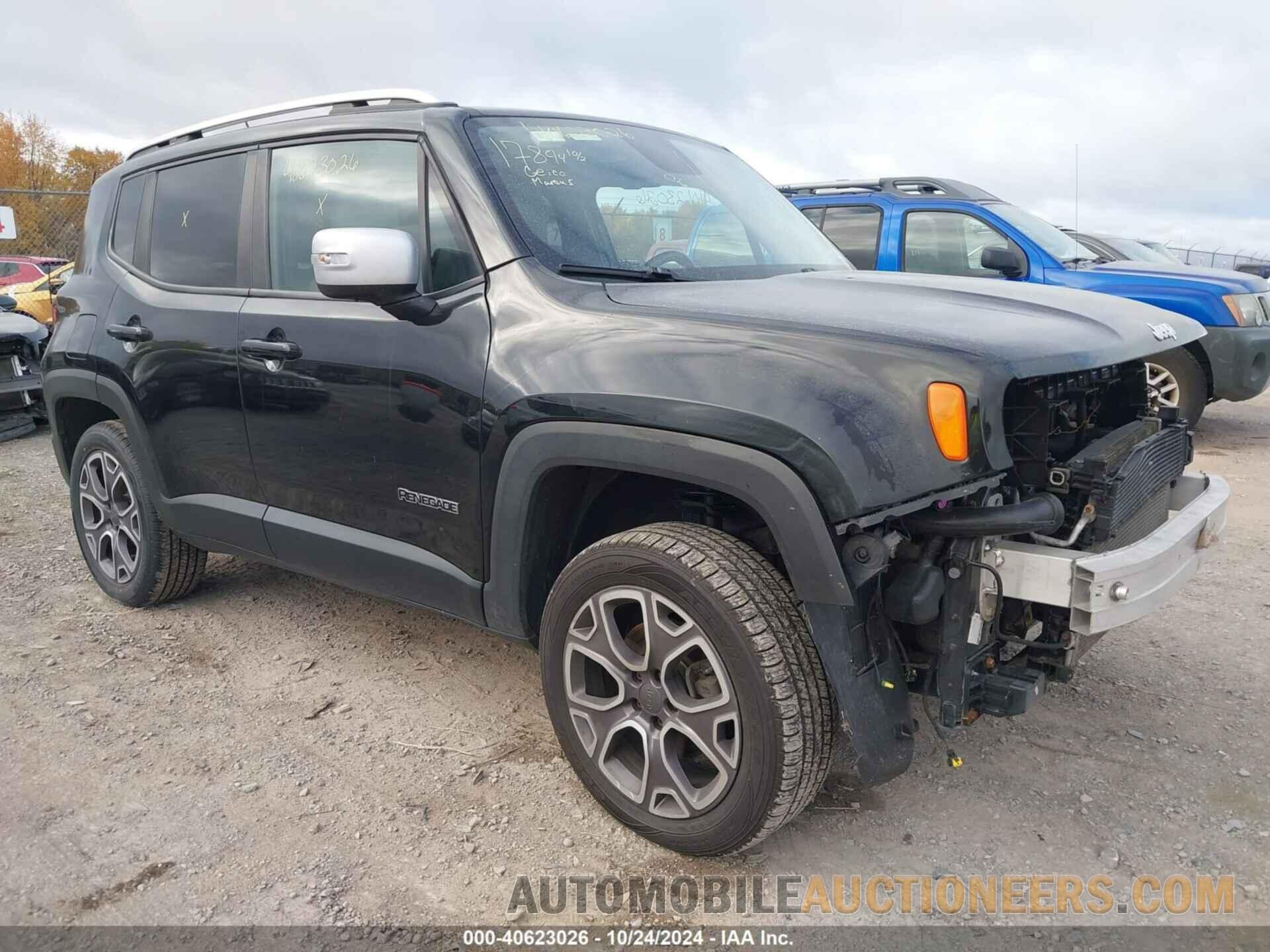 ZACCJBDT1FPB25280 JEEP RENEGADE 2015