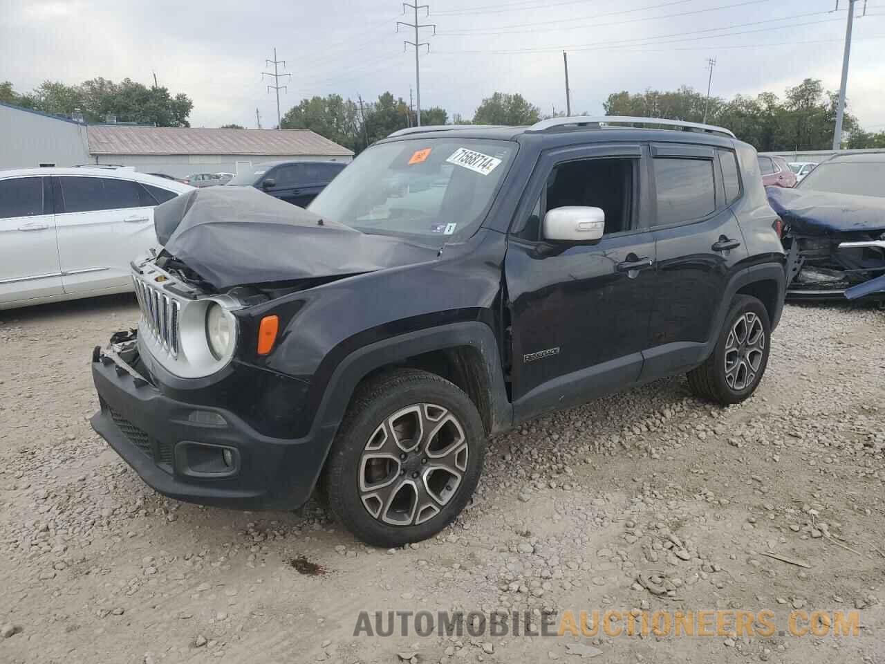 ZACCJBDT1GPD16859 JEEP RENEGADE 2016