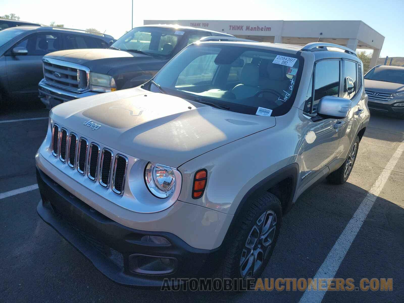 ZACCJBDT1GPE11812 Jeep Renegade 2016