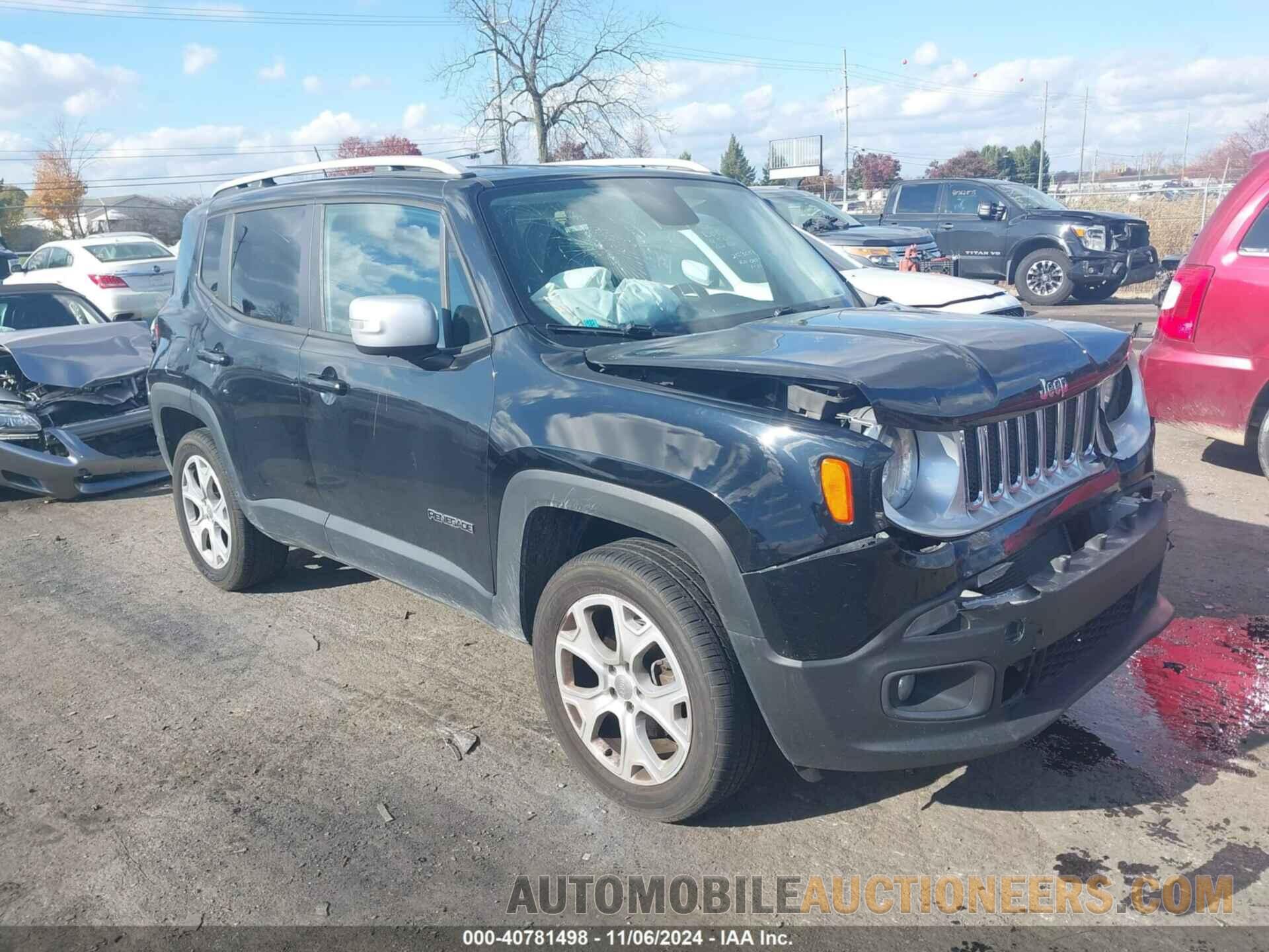 ZACCJBDT2FPC10063 JEEP RENEGADE 2015