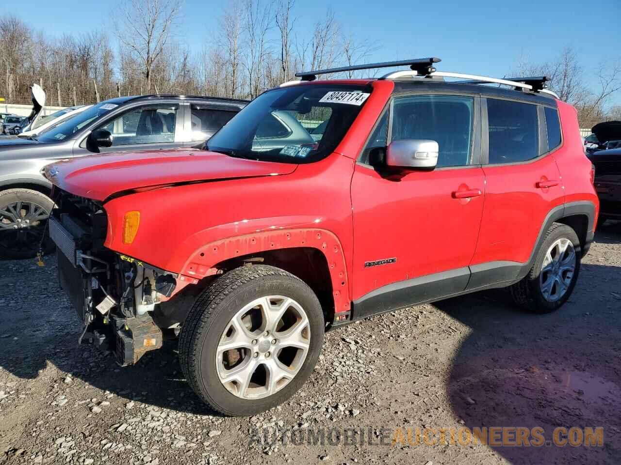 ZACCJBDT2GPC70975 JEEP RENEGADE 2016