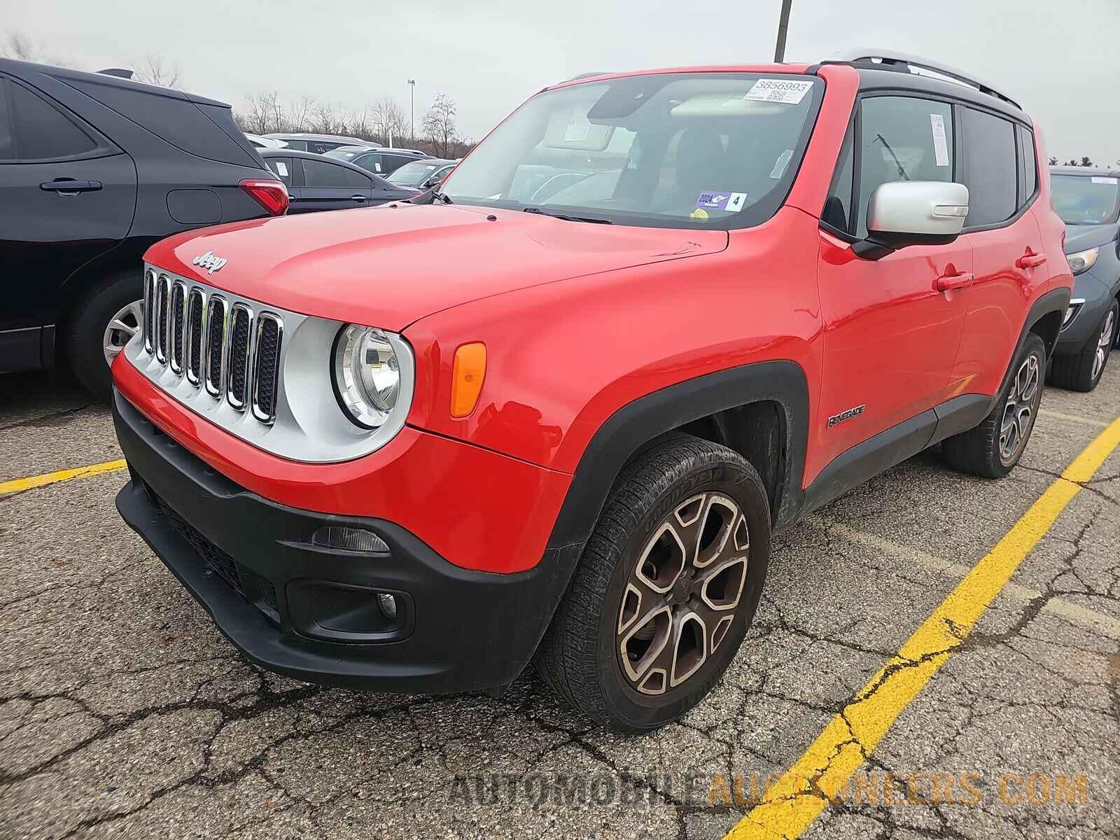 ZACCJBDT2GPD89464 Jeep Renegade 2016