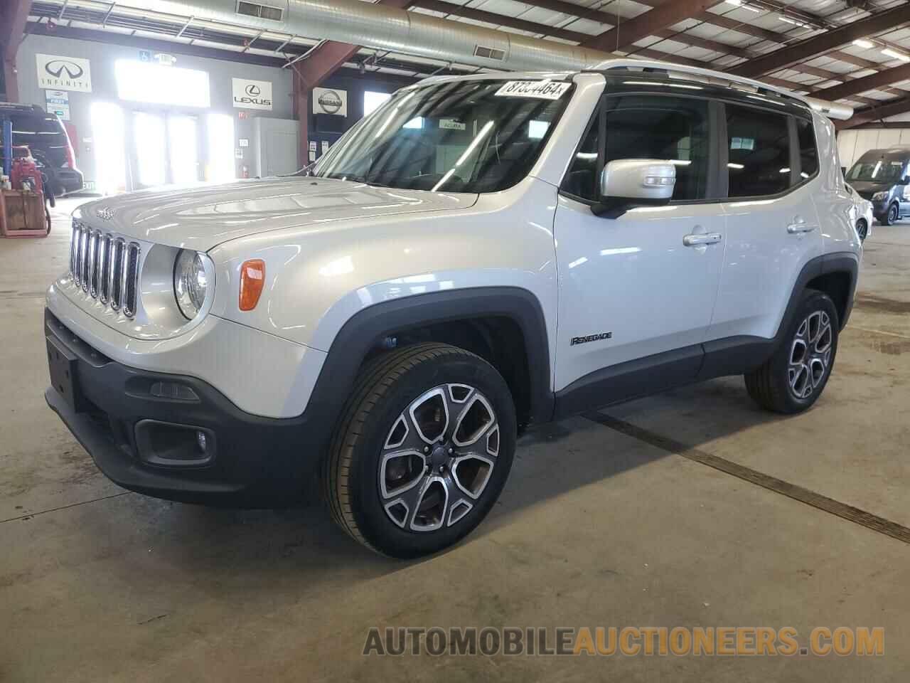 ZACCJBDT4GPD05287 JEEP RENEGADE 2016