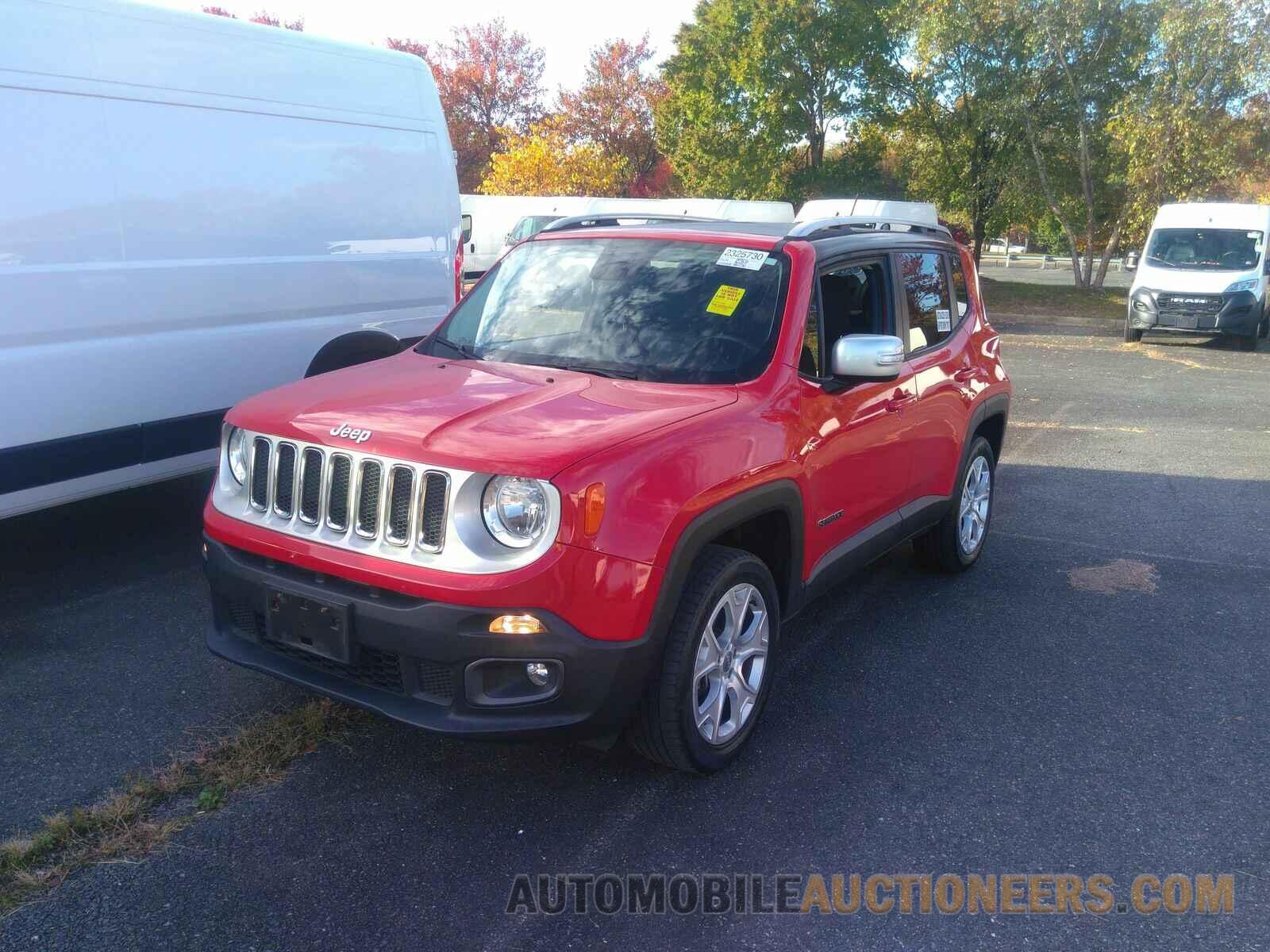 ZACCJBDT4GPE12534 Jeep Renegade 2016