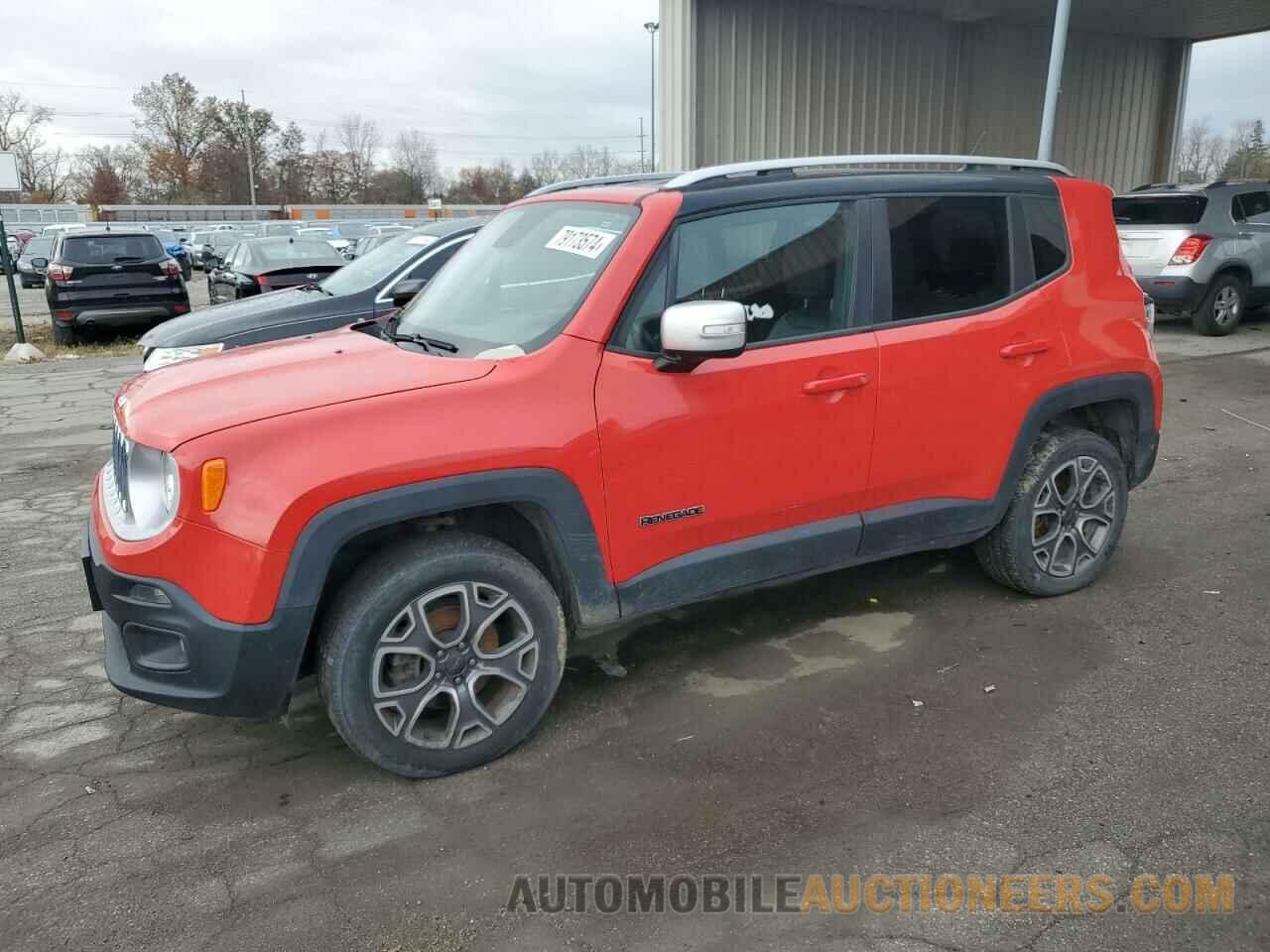 ZACCJBDT6GPD20504 JEEP RENEGADE 2016