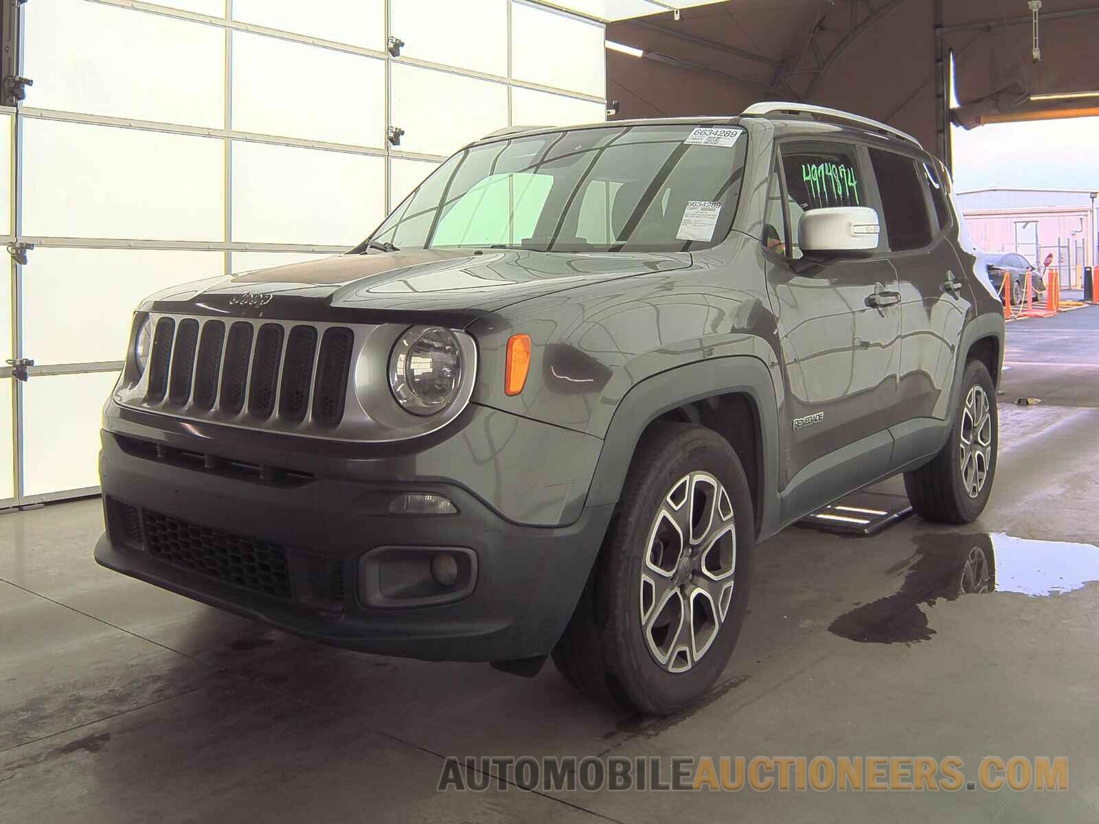 ZACCJBDT7GPC59308 Jeep Renegade 2016