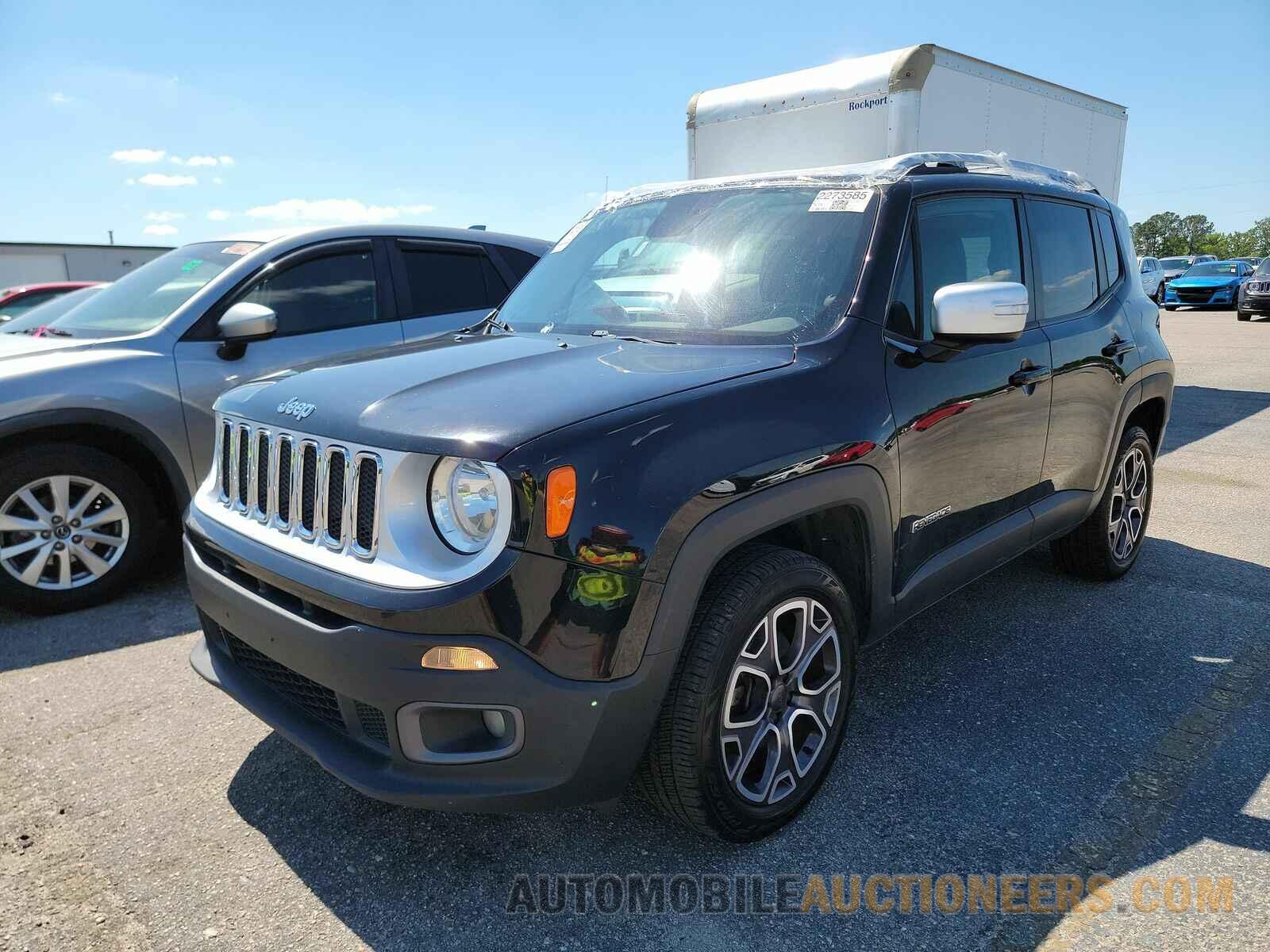 ZACCJBDT7GPD82509 Jeep Renegade 2016