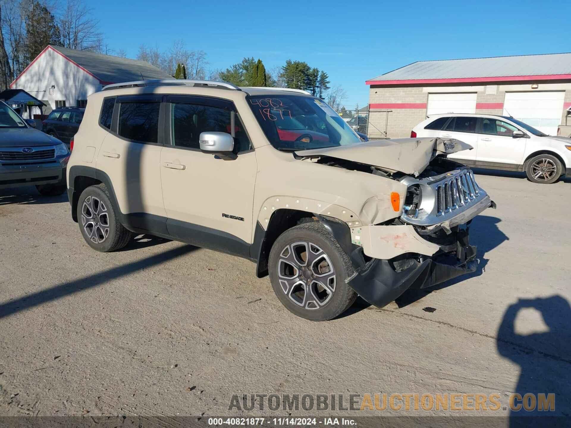 ZACCJBDT8FPC31256 JEEP RENEGADE 2015