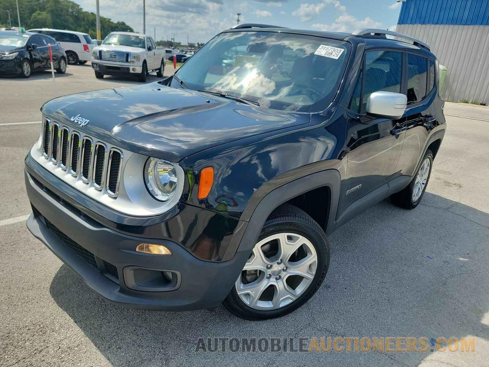 ZACCJBDT9GPE12349 Jeep Renegade 2016