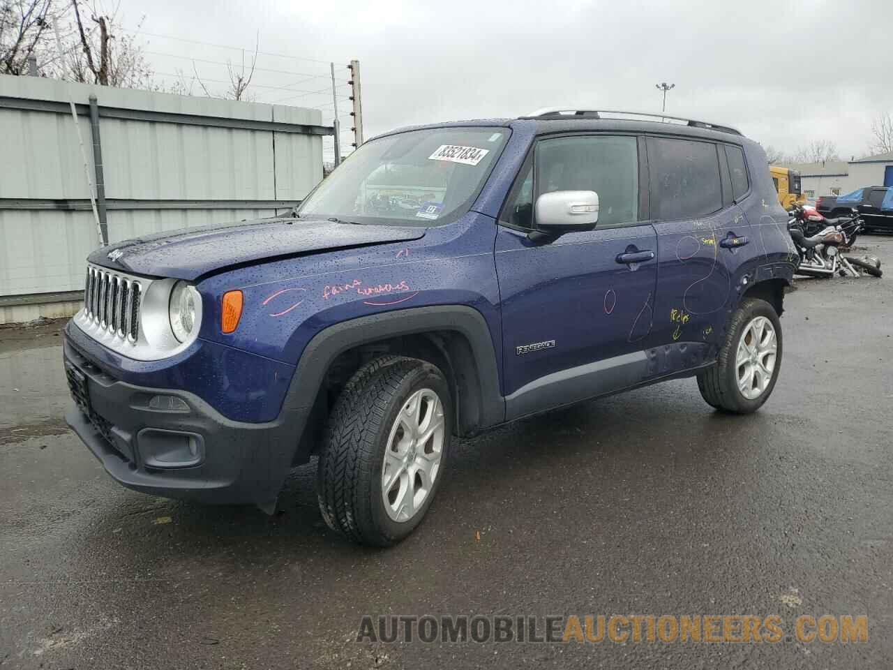 ZACCJBDTXGPC60002 JEEP RENEGADE 2016