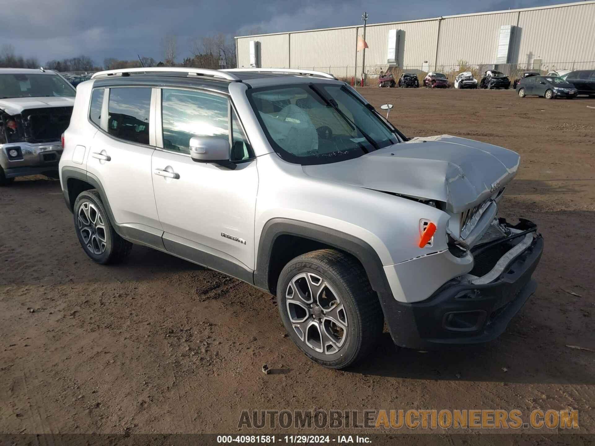 ZACCJBDTXGPC86731 JEEP RENEGADE 2016