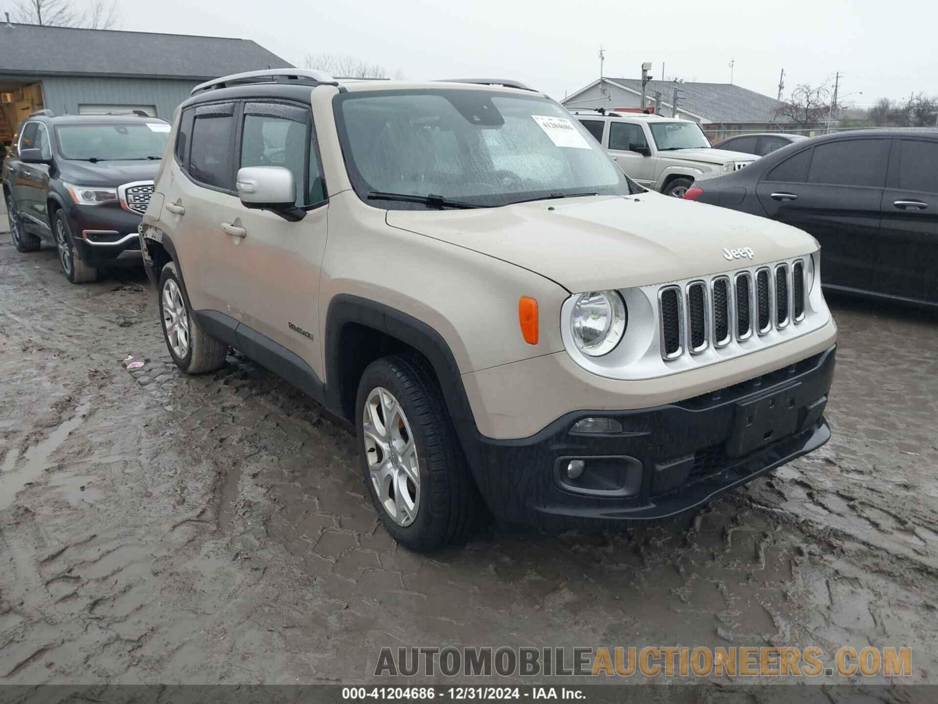 ZACCJBDTXGPD27472 JEEP RENEGADE 2016