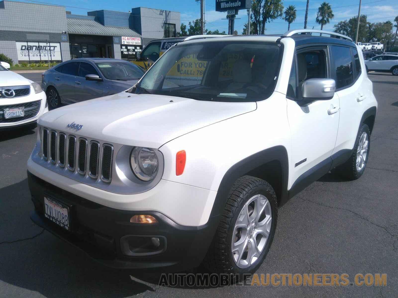 ZACCJBDTXGPE21769 Jeep Renegade 2016