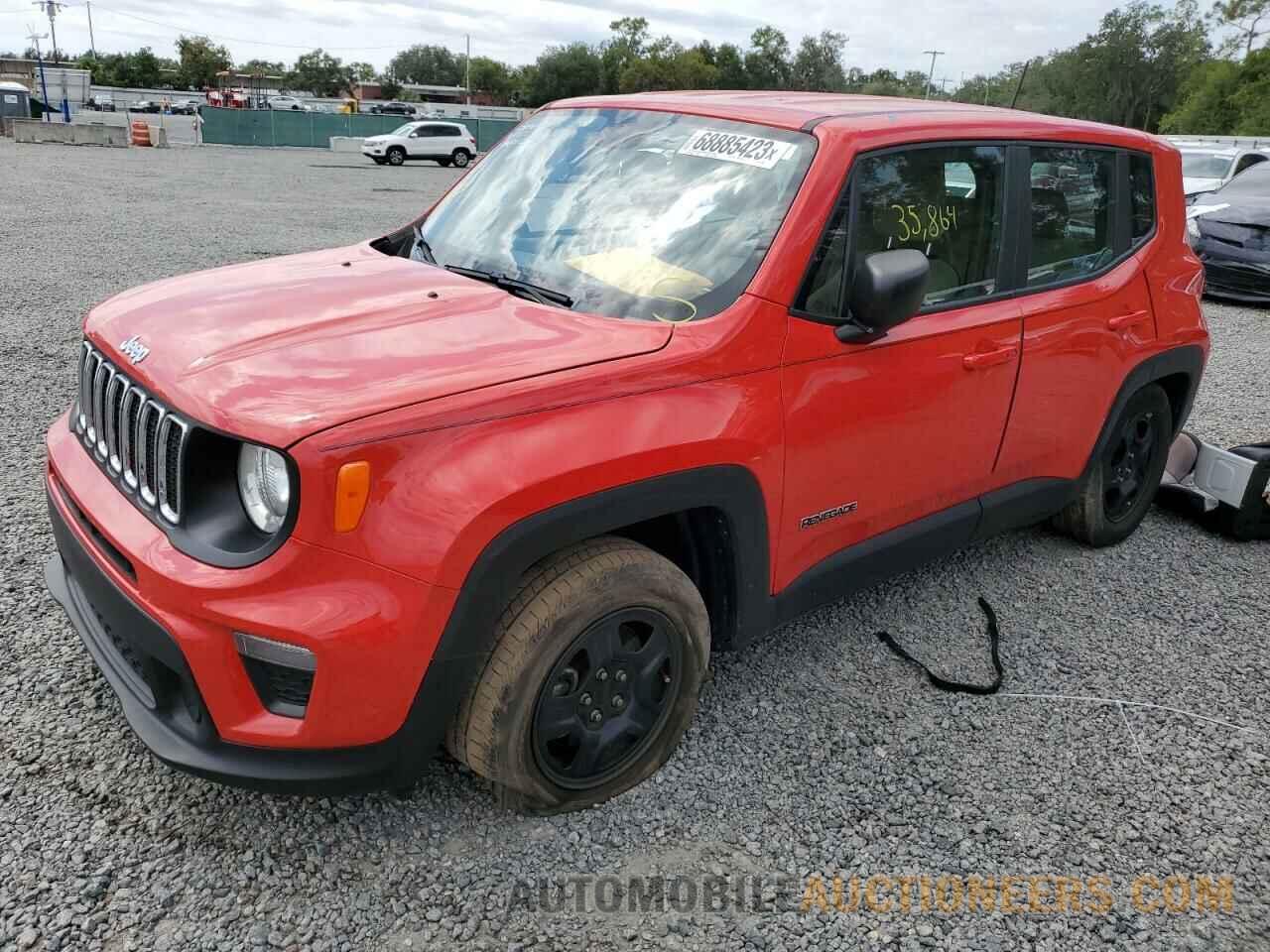 ZACNJAAB1KPK18032 JEEP RENEGADE 2019