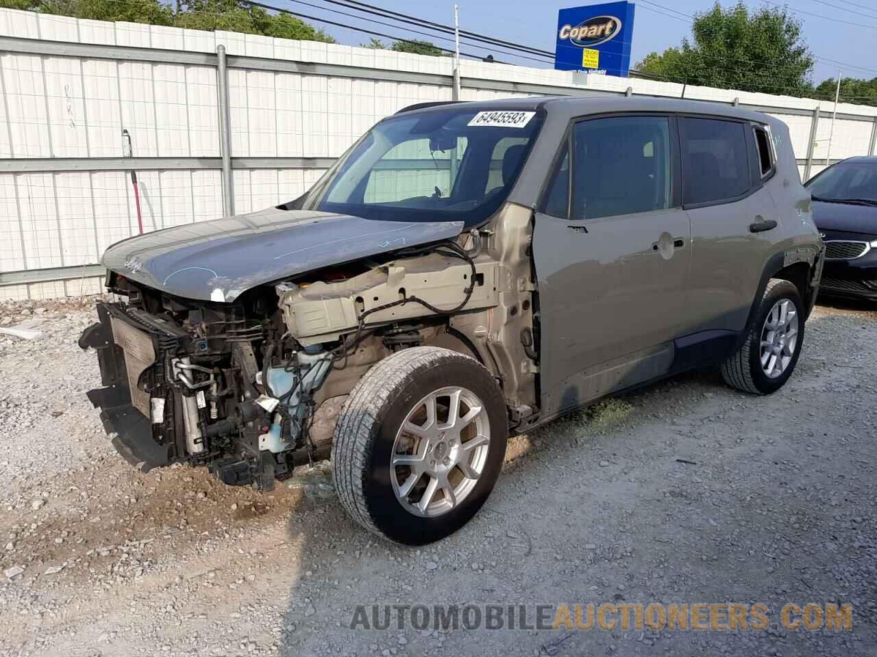 ZACNJAAB2LPL08694 JEEP RENEGADE 2020