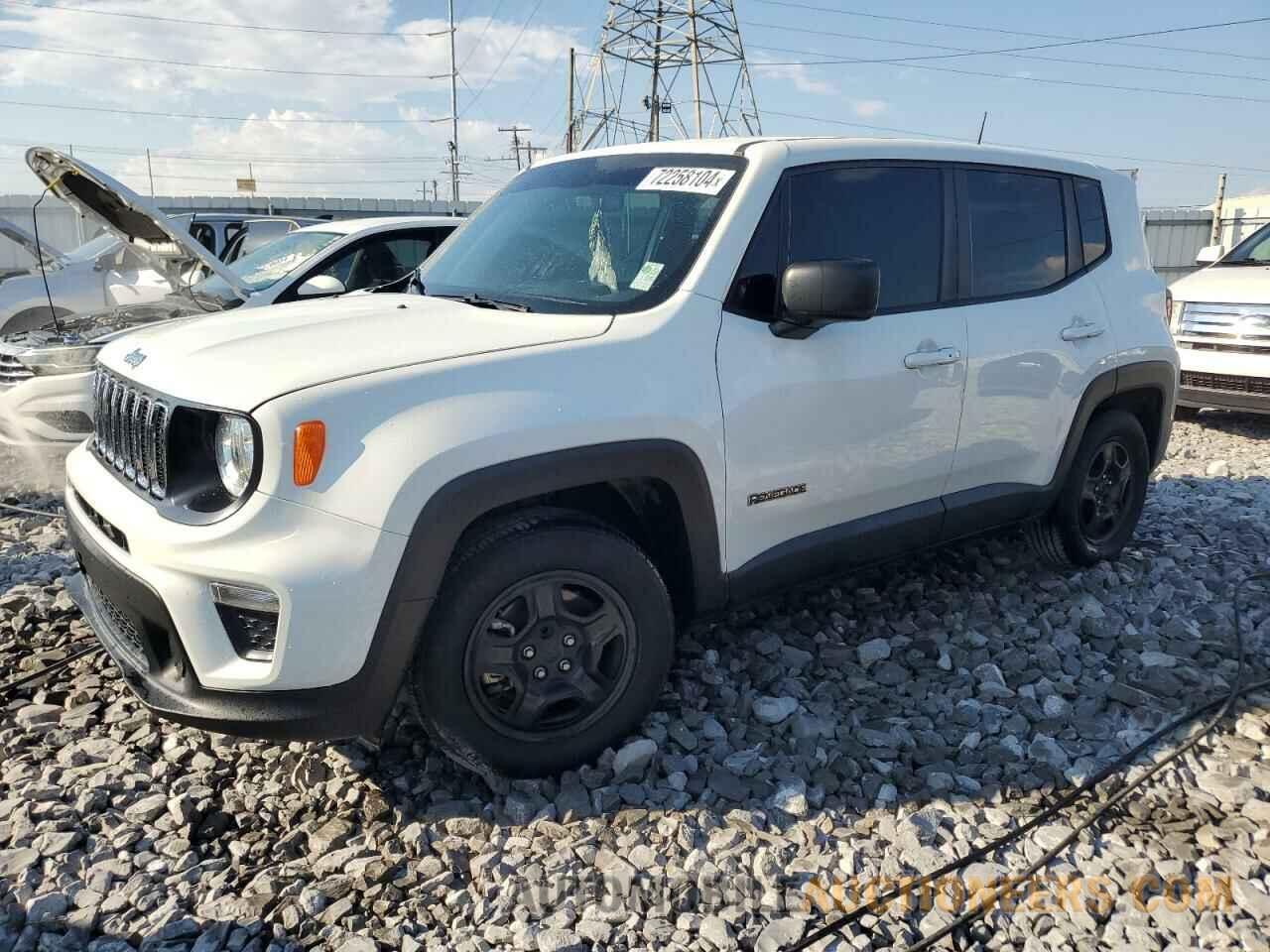 ZACNJAAB4LPL00578 JEEP RENEGADE 2020