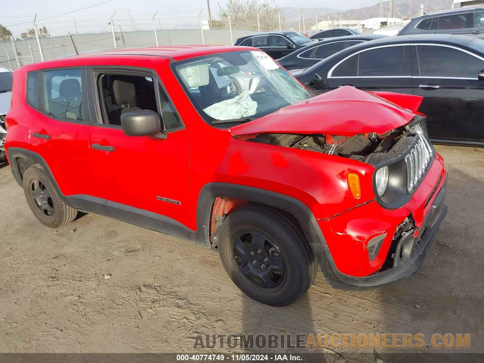 ZACNJAAB4LPL20314 JEEP RENEGADE 2020