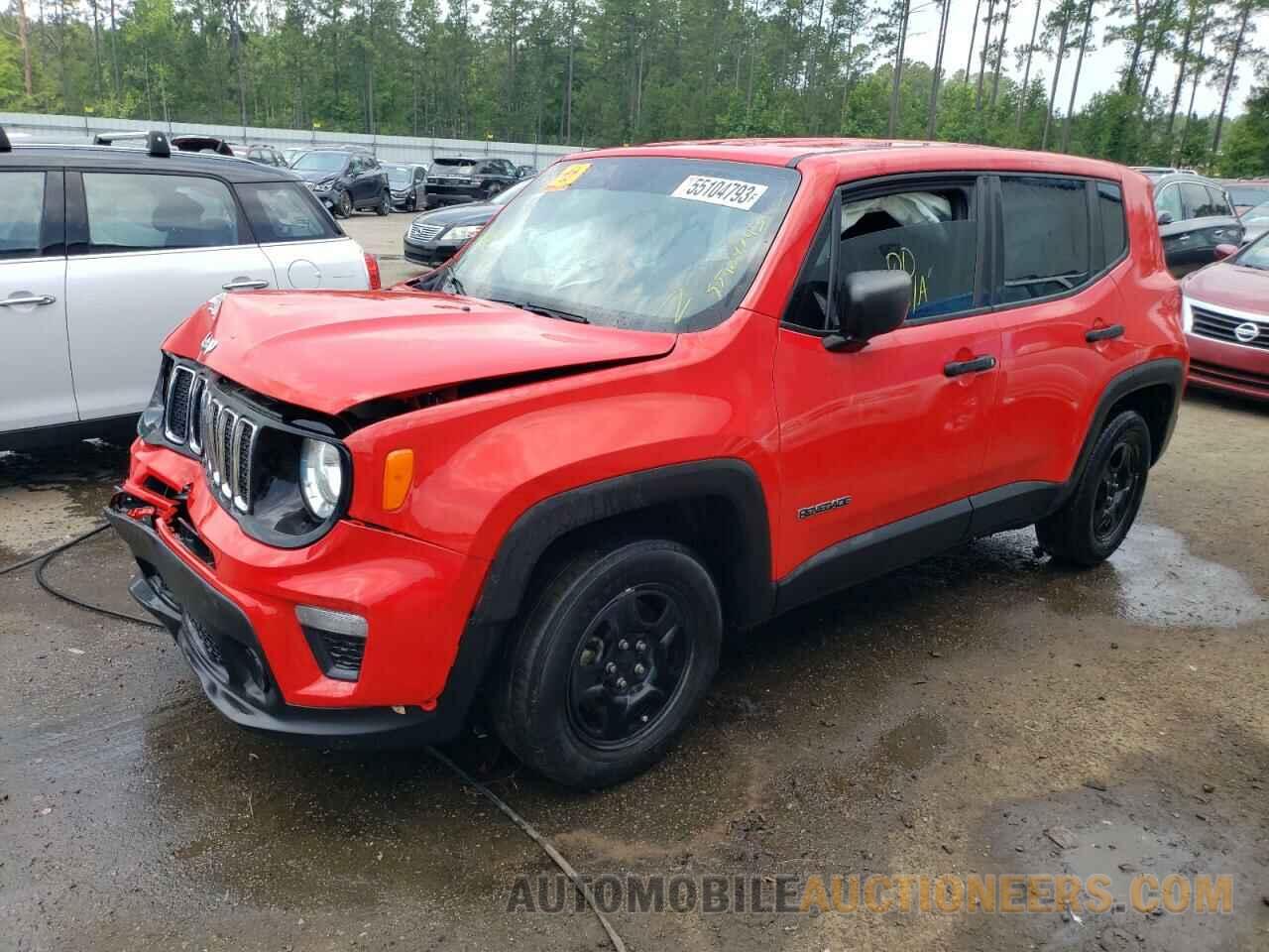 ZACNJAAB5KPK28160 JEEP RENEGADE 2019