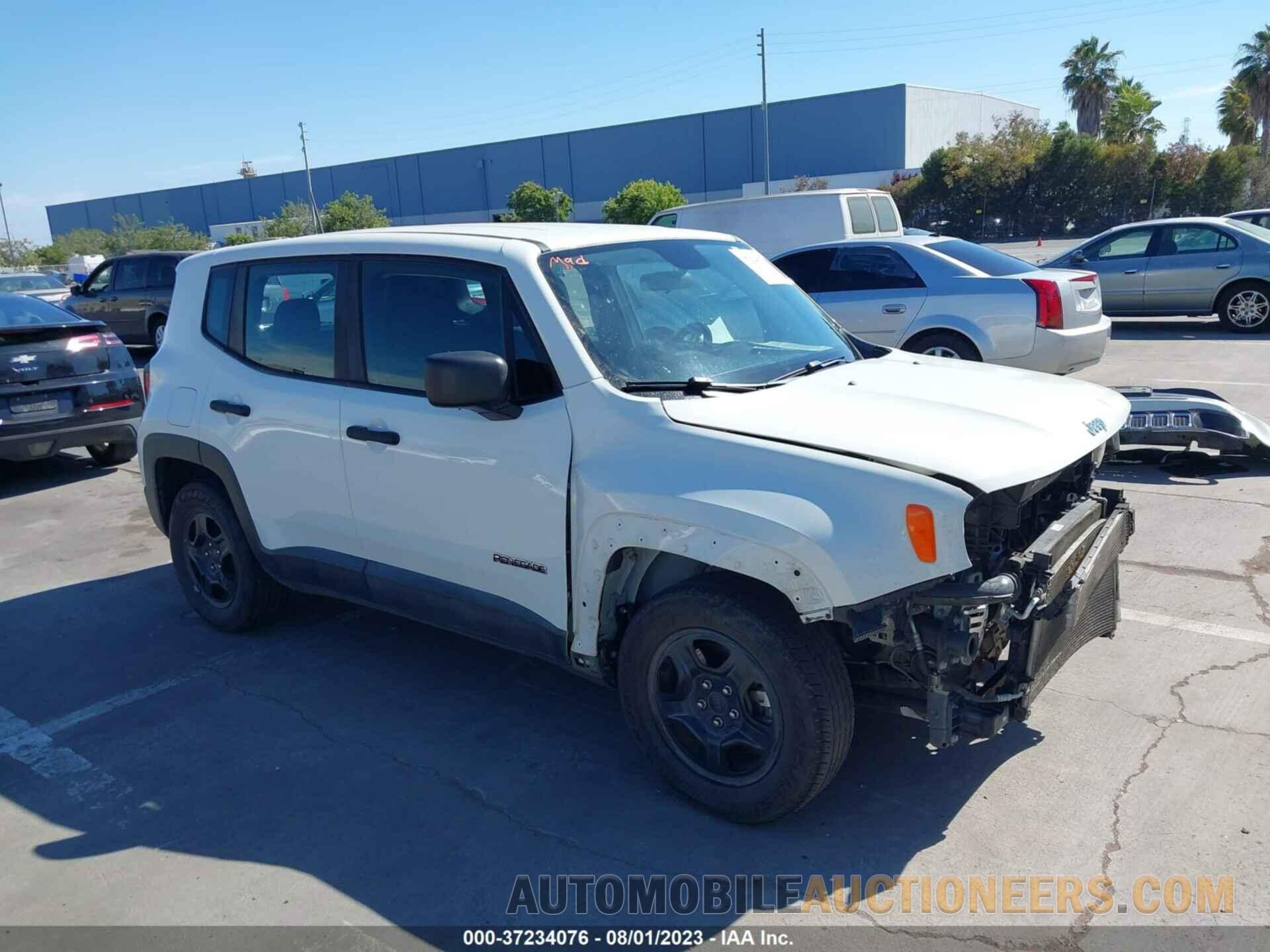 ZACNJAAB6KPK18155 JEEP RENEGADE 2019