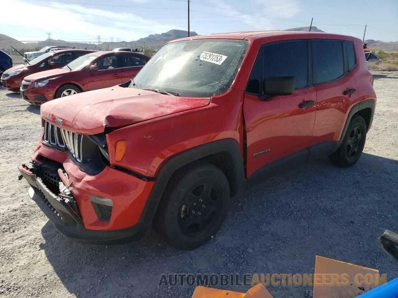 ZACNJAAB6KPK79358 JEEP RENEGADE 2019