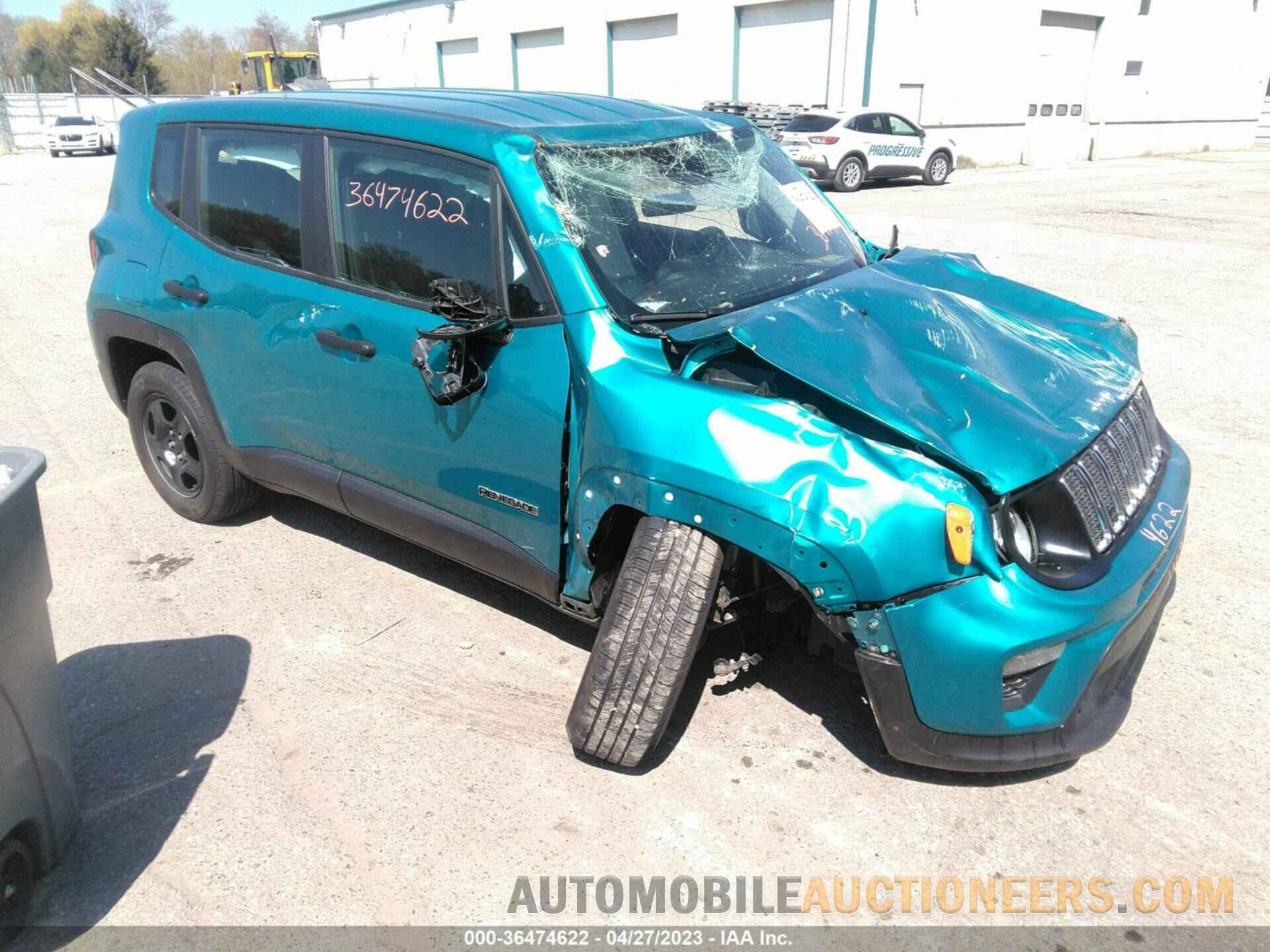 ZACNJAAB7KPK56784 JEEP RENEGADE 2019