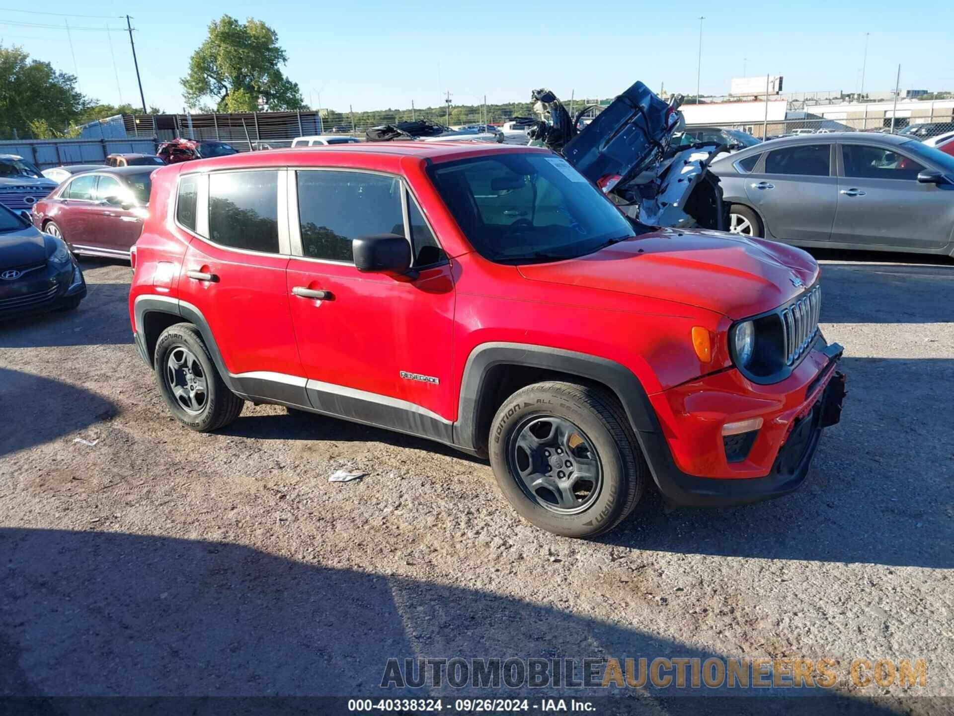 ZACNJAAB7LPL02714 JEEP RENEGADE 2020