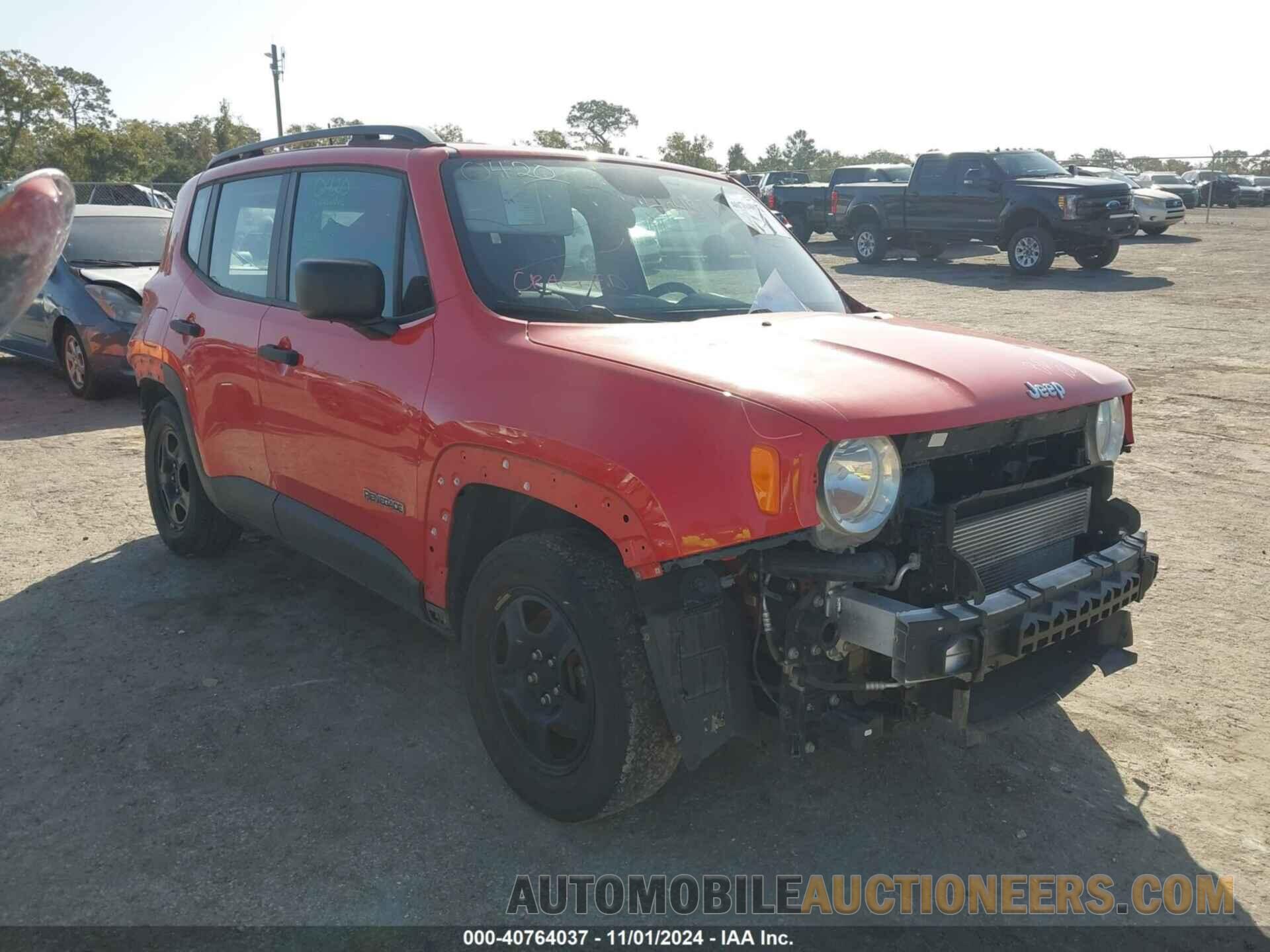 ZACNJAAB8KPK12860 JEEP RENEGADE 2019