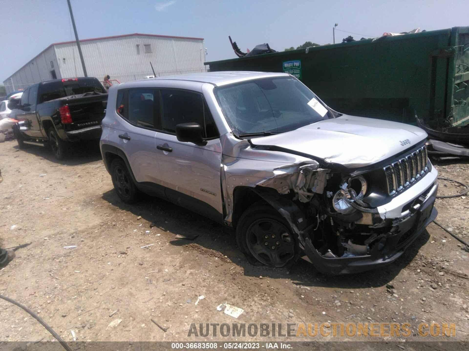 ZACNJAAB8KPK13717 JEEP RENEGADE 2019