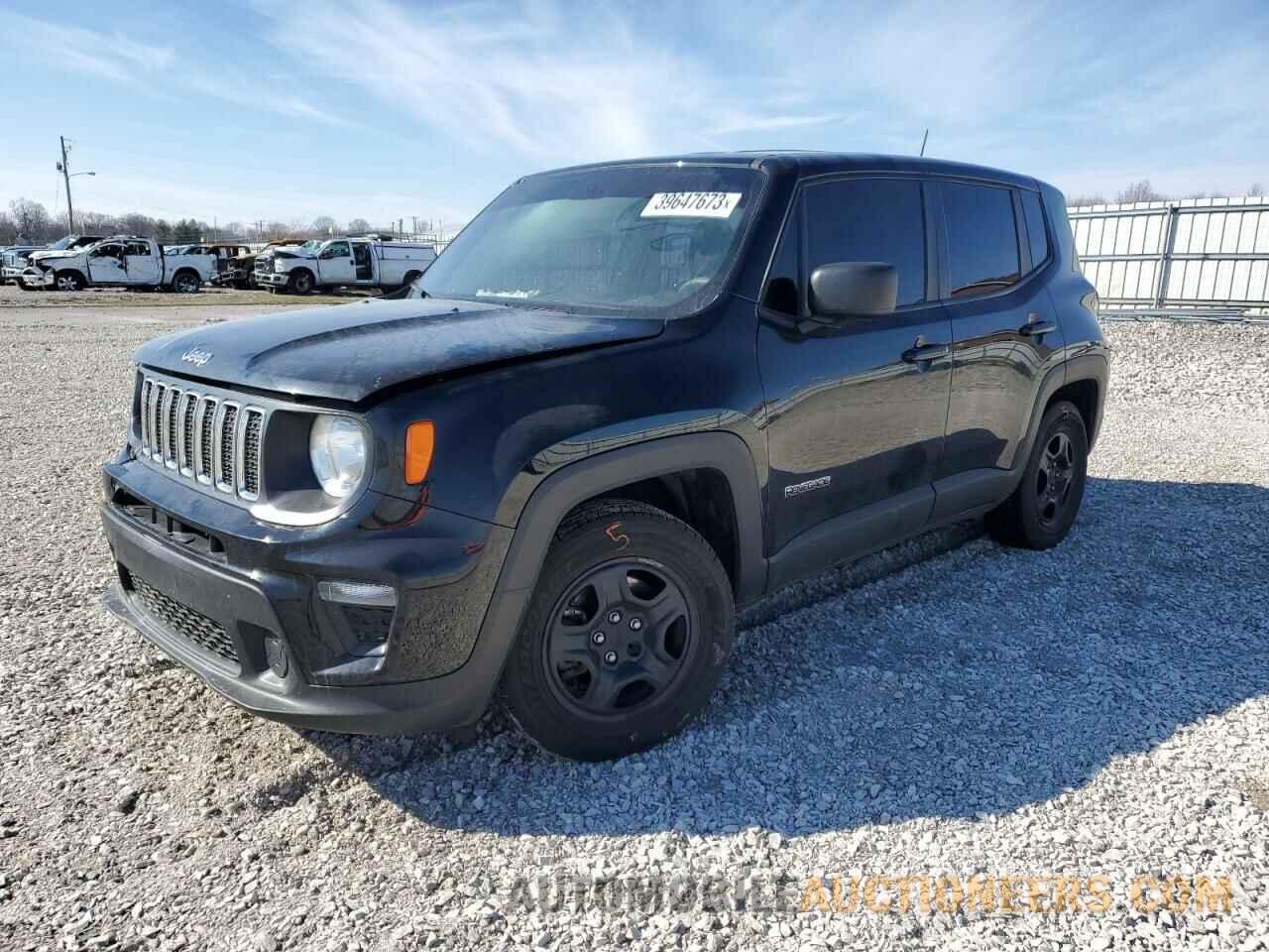 ZACNJAAB9KPK11412 JEEP RENEGADE 2019