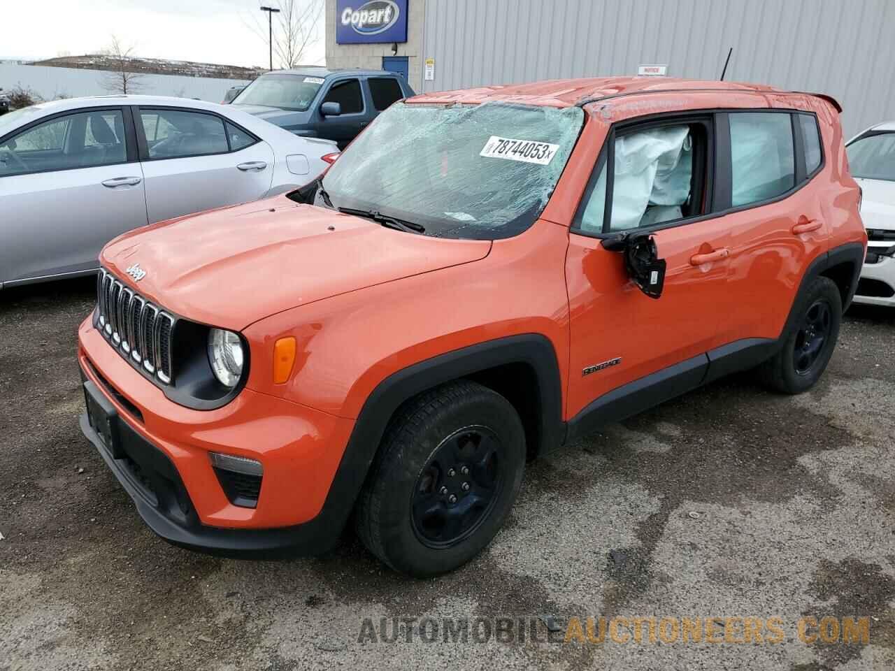 ZACNJAAB9KPK19851 JEEP RENEGADE 2019