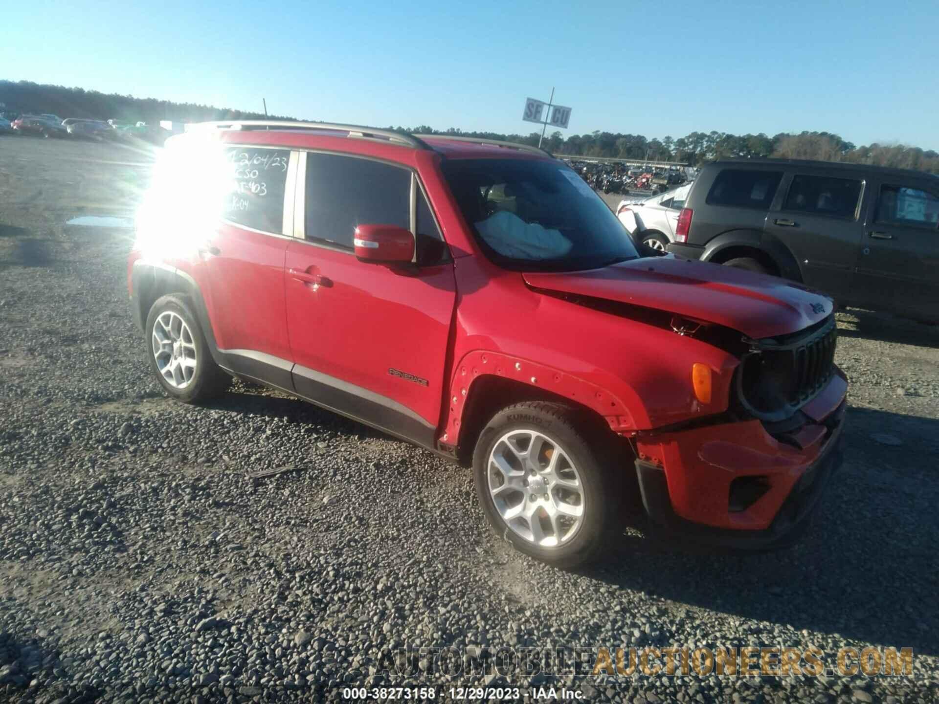 ZACNJABB8KPK16955 JEEP RENEGADE 2019