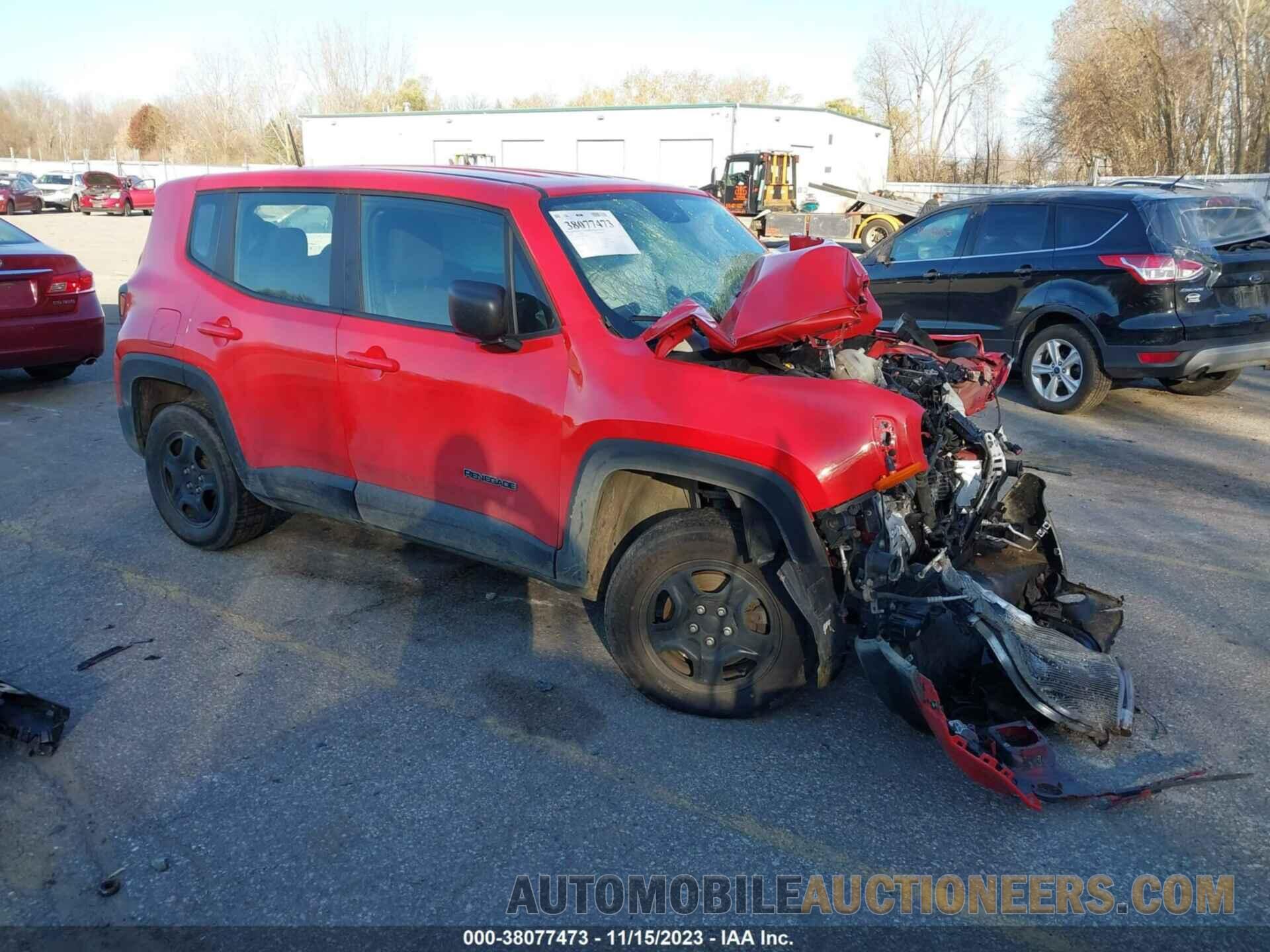 ZACNJBAB9KPJ80278 JEEP RENEGADE 2019