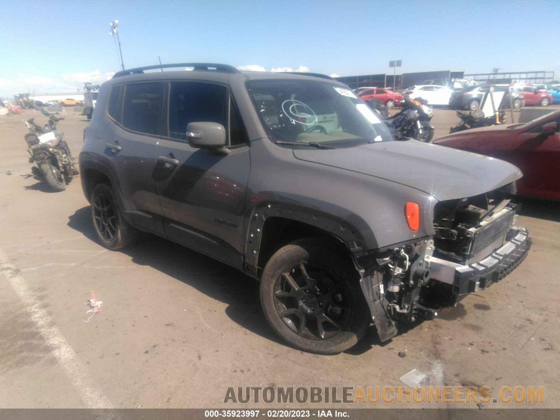 ZACNJBB13KPK75943 JEEP RENEGADE 2019