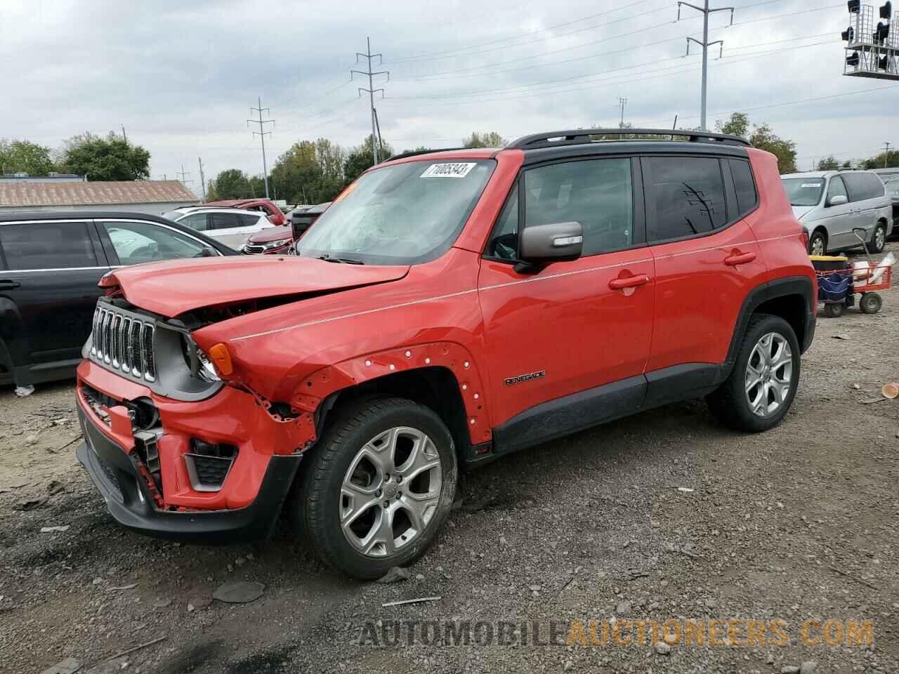 ZACNJBD12KPK73923 JEEP RENEGADE 2019