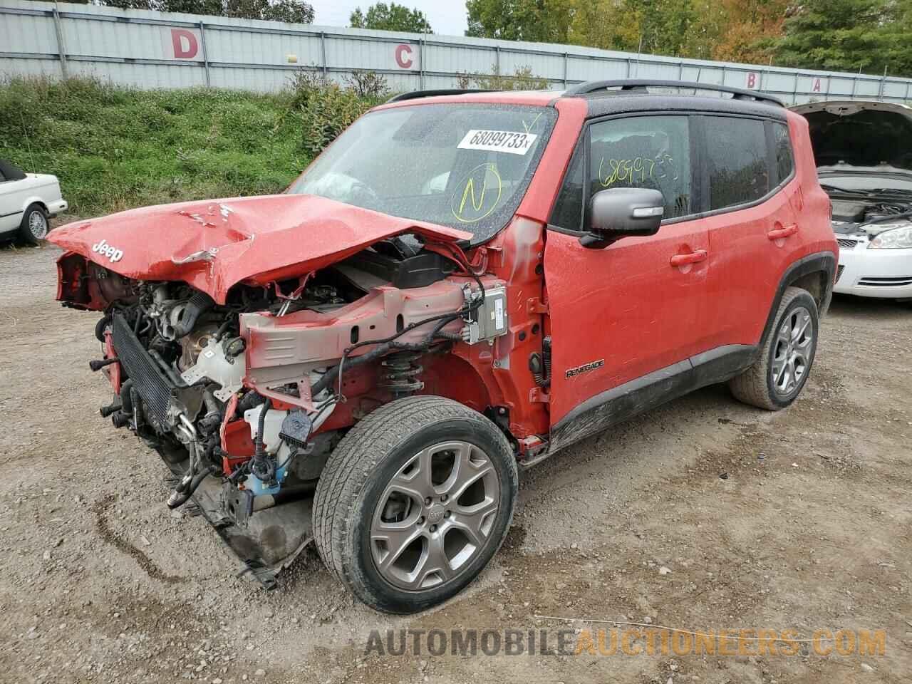 ZACNJBD1XKPJ95858 JEEP RENEGADE 2019