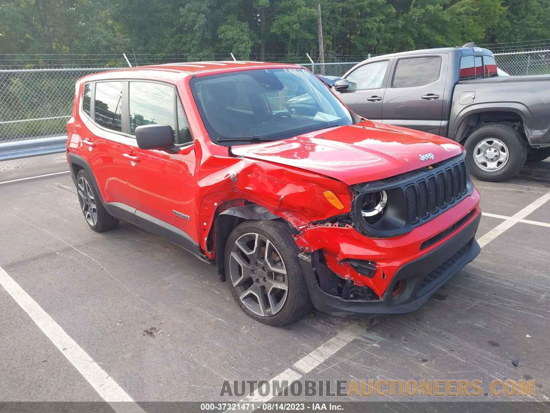 ZACNJCAB0MPM37031 JEEP RENEGADE 2021