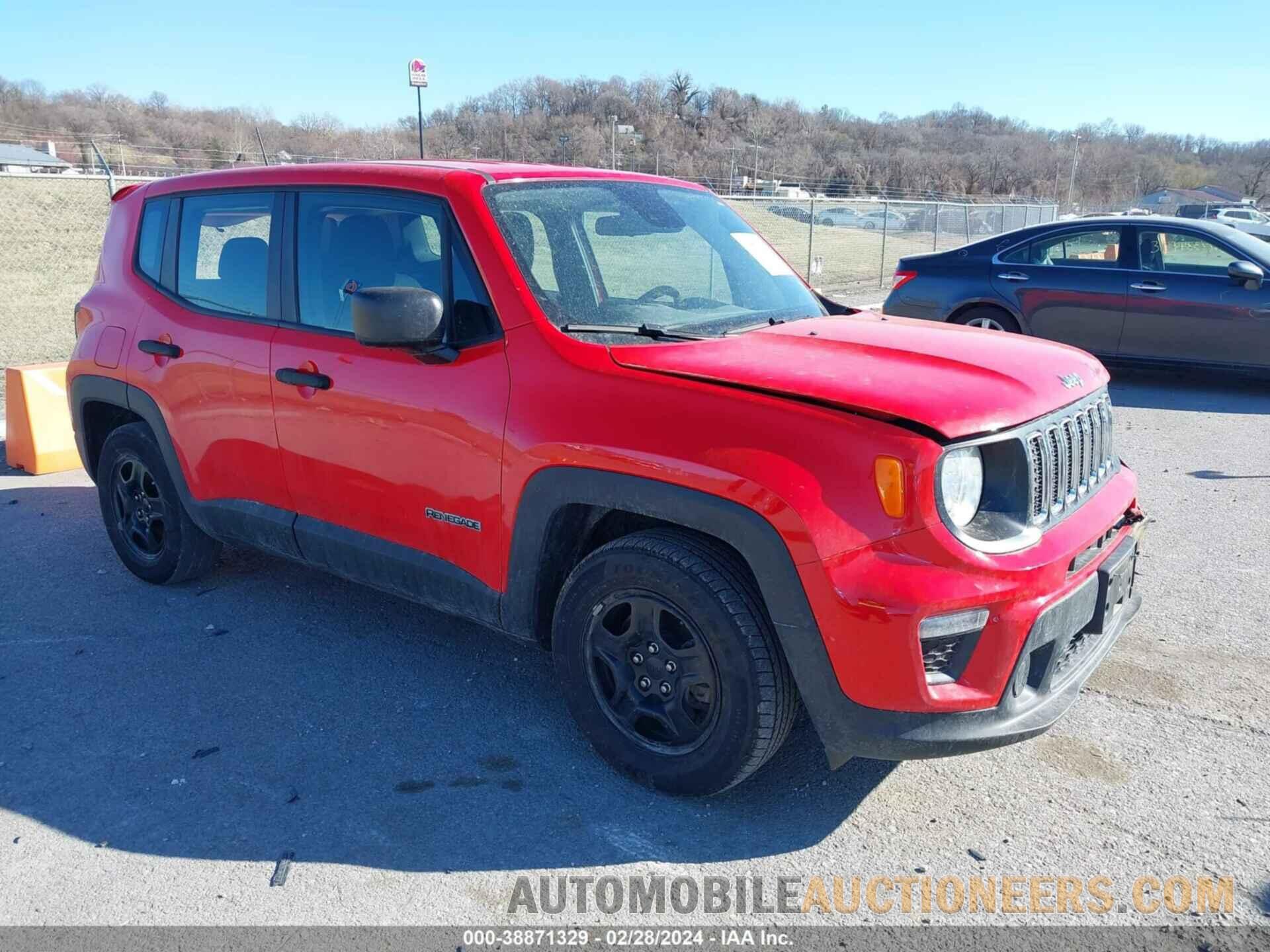 ZACNJCAB1MPM27706 JEEP RENEGADE 2021