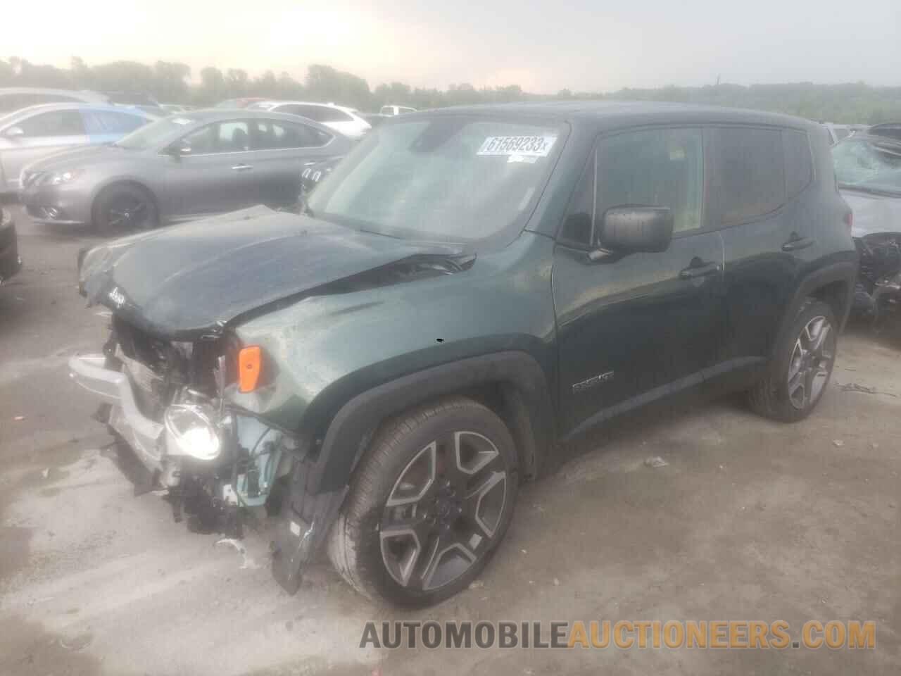 ZACNJCAB1MPM60592 JEEP RENEGADE 2021