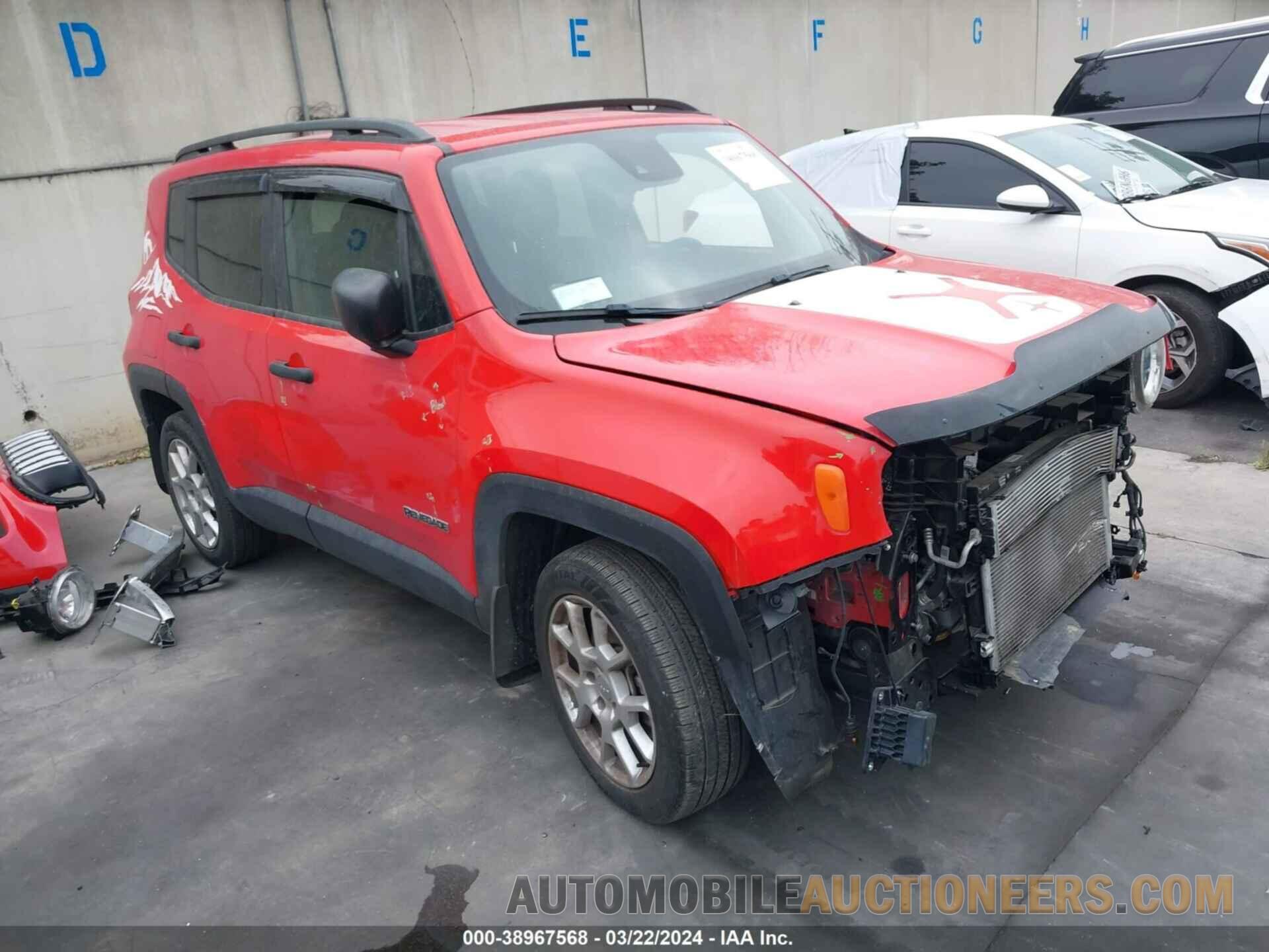 ZACNJCABXMPM16607 JEEP RENEGADE 2021