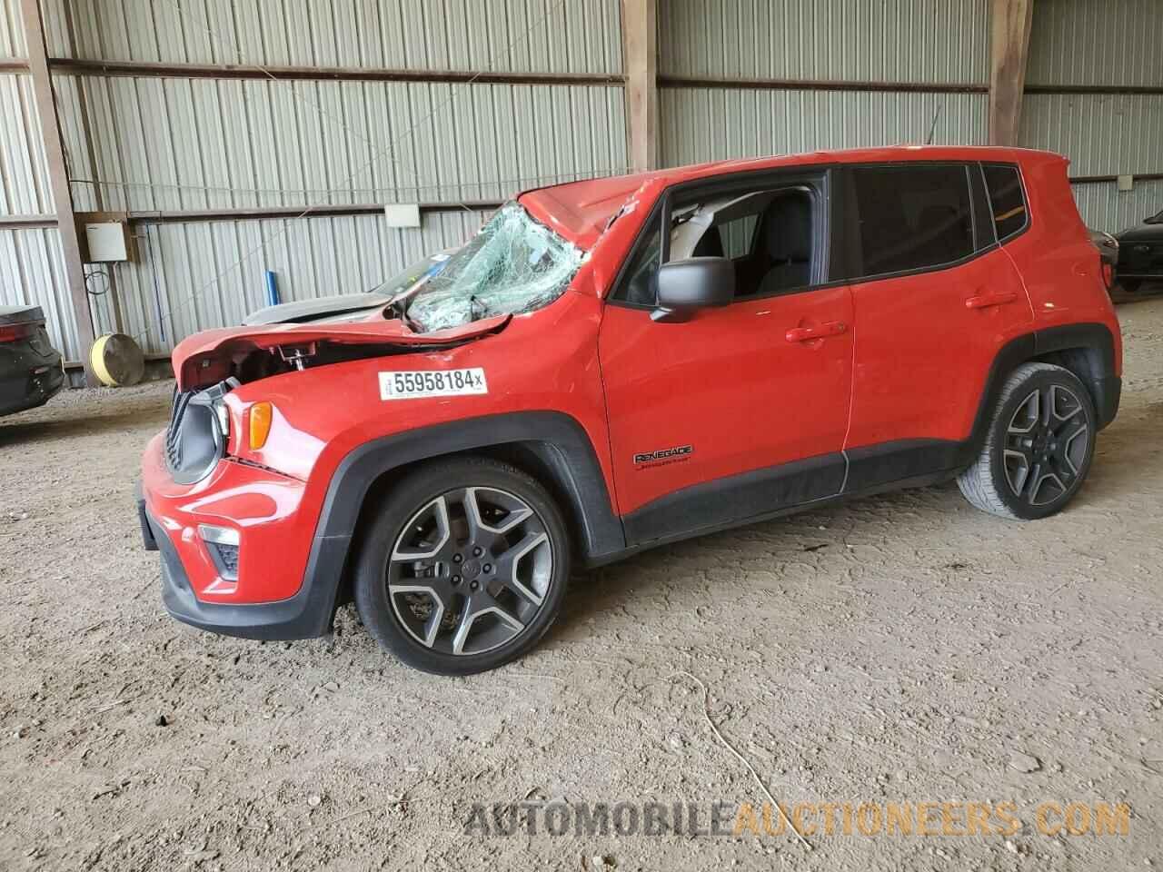 ZACNJCABXMPM26456 JEEP RENEGADE 2021