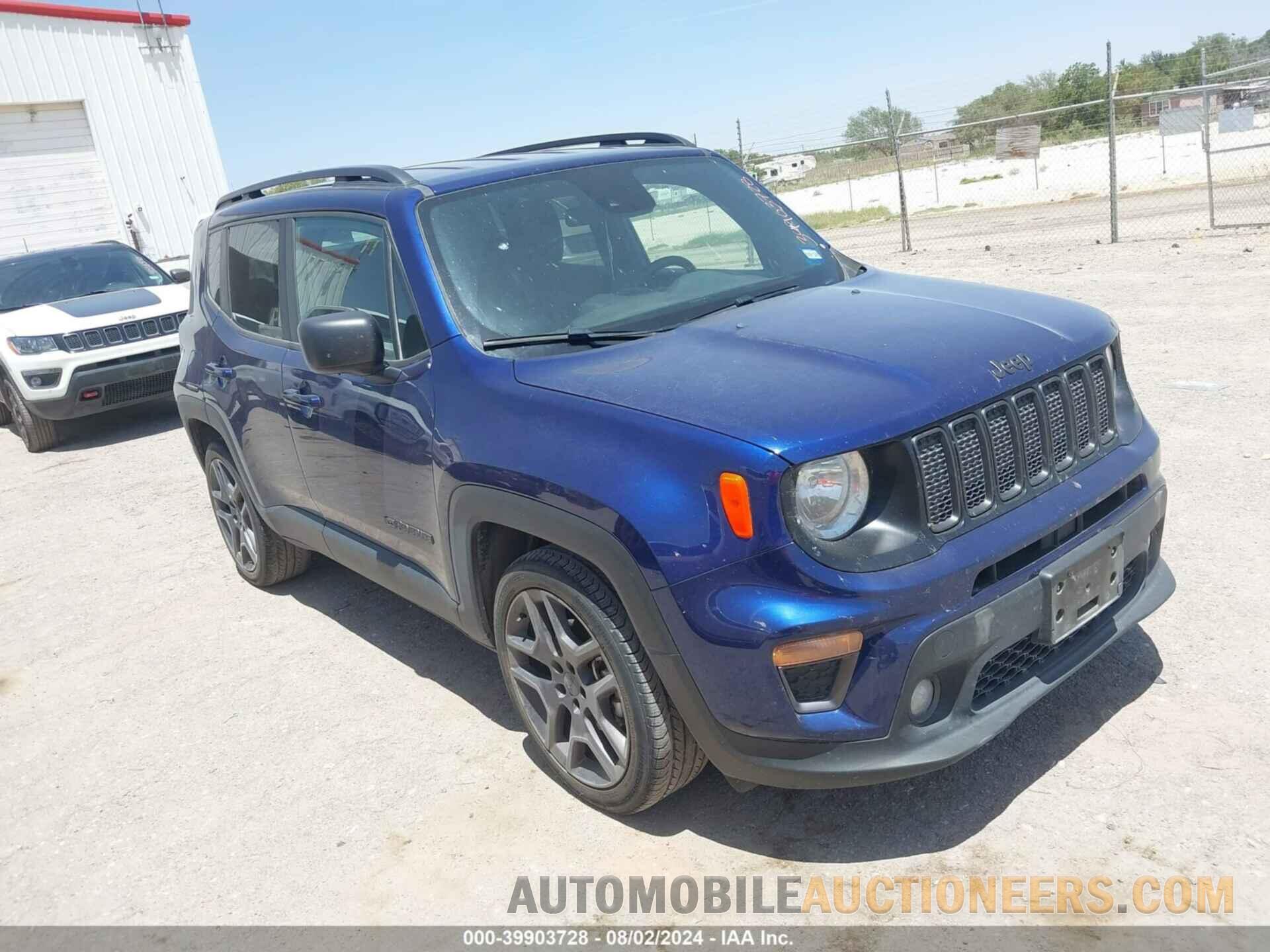 ZACNJCBB1MPM70943 JEEP RENEGADE 2021