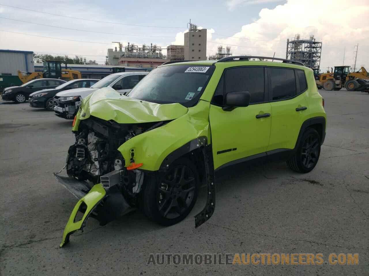 ZACNJCBB2MPM72488 JEEP RENEGADE 2021