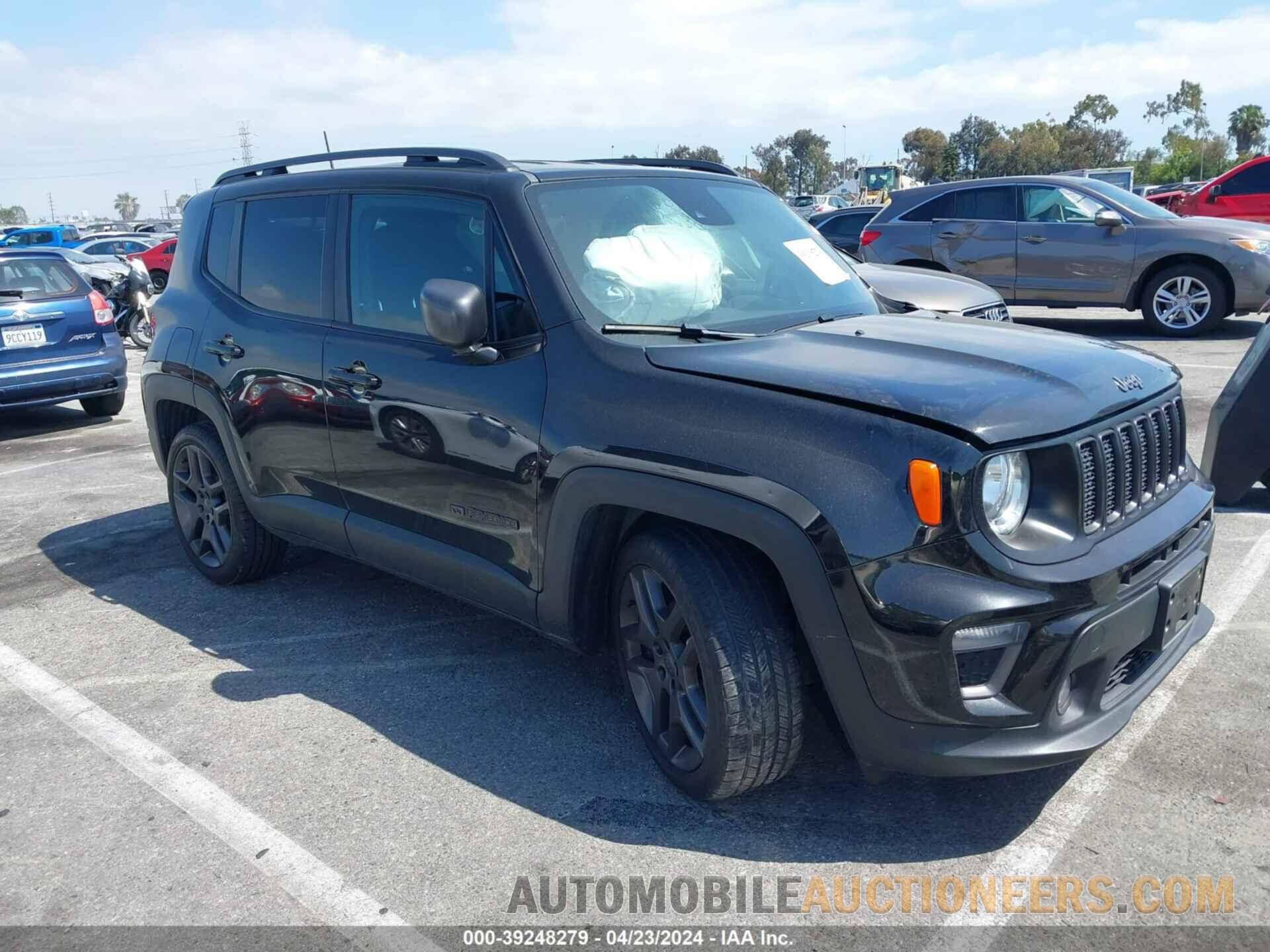 ZACNJCBB5MPM72453 JEEP RENEGADE 2021