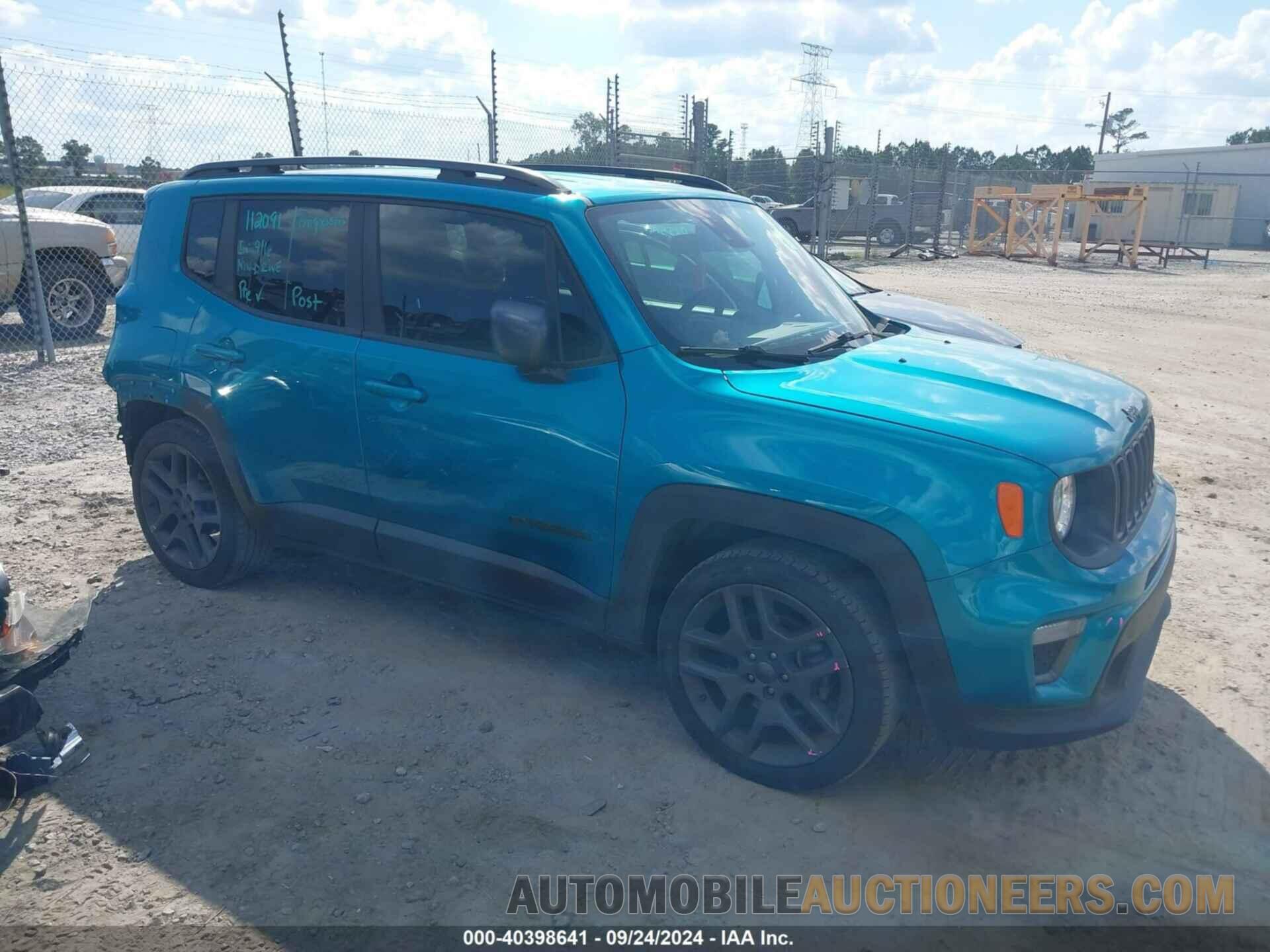 ZACNJCBB7MPM52107 JEEP RENEGADE 2021