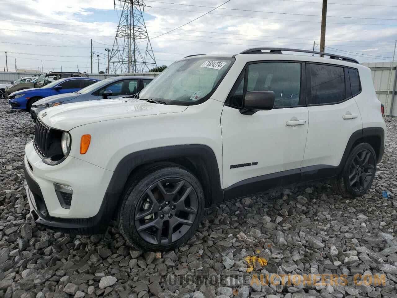 ZACNJCBB8MPM72009 JEEP RENEGADE 2021