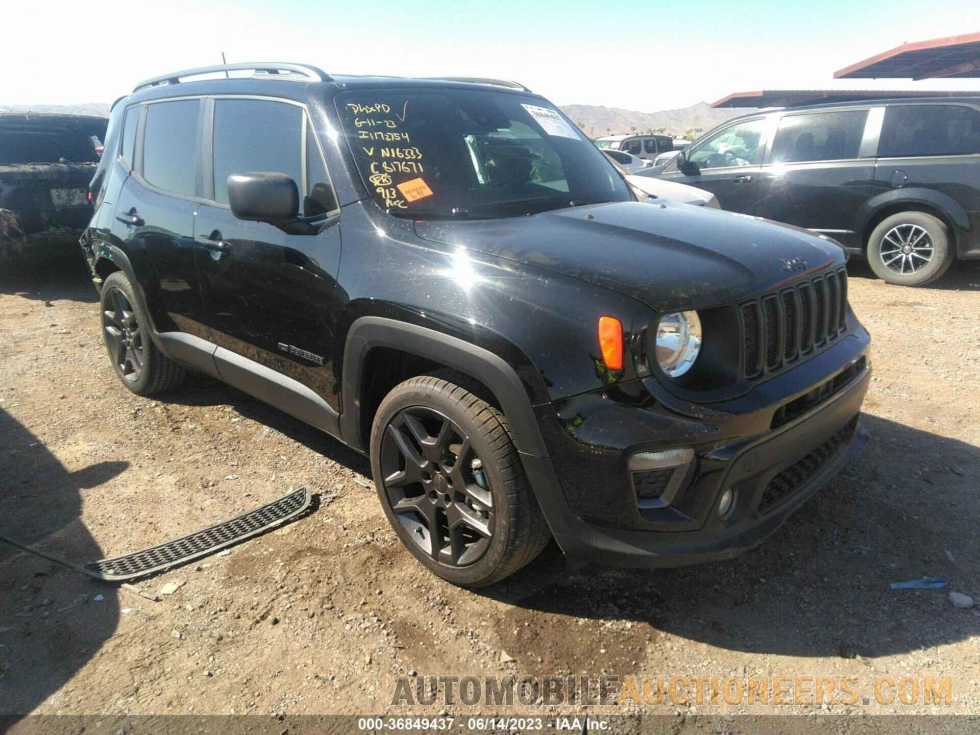 ZACNJCBB8MPN16333 JEEP RENEGADE 2021