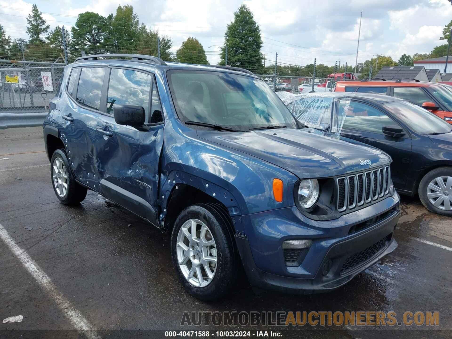 ZACNJDA13NPP00465 JEEP RENEGADE 2022