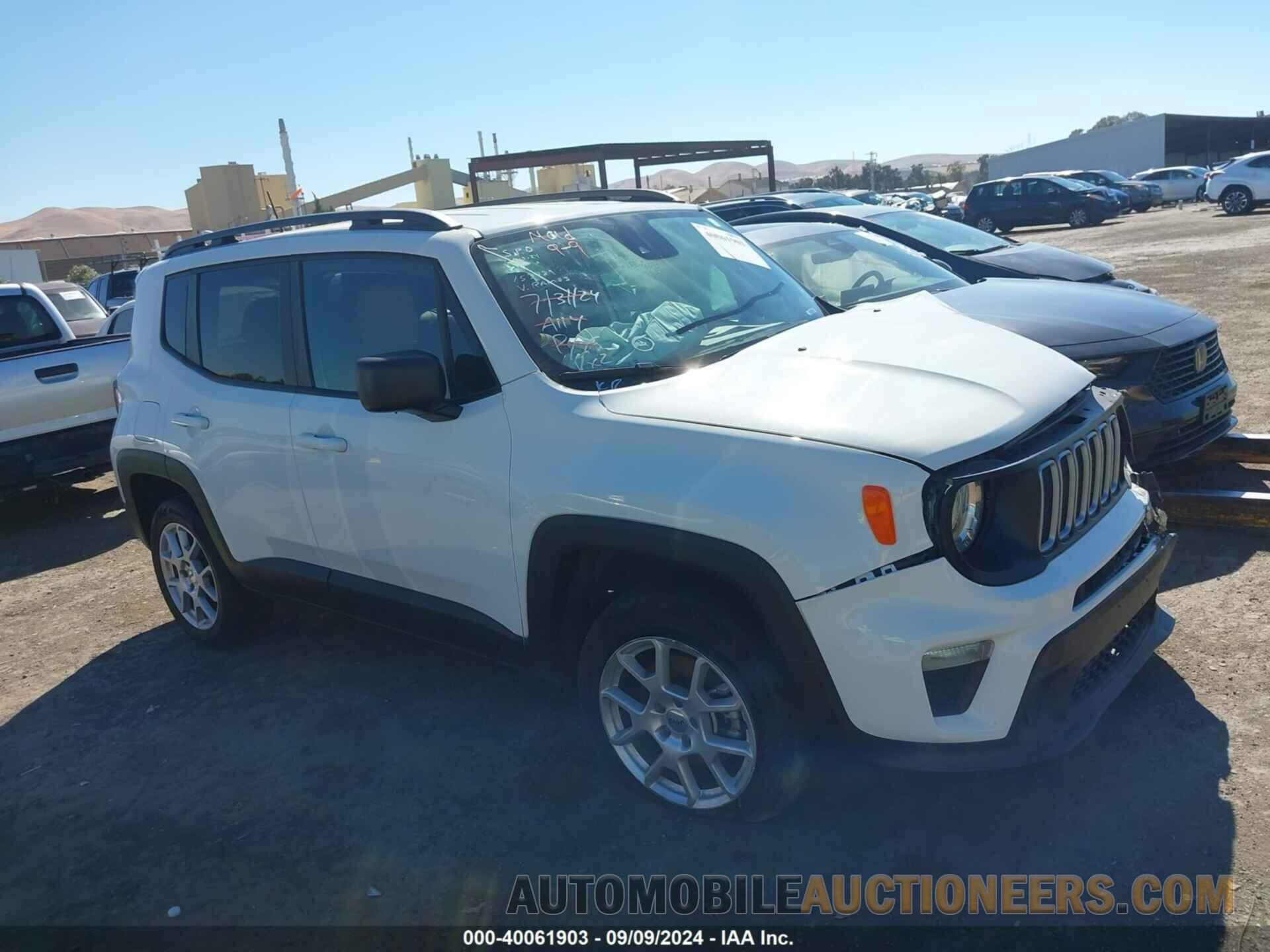 ZACNJDA16NPN49315 JEEP RENEGADE 2022