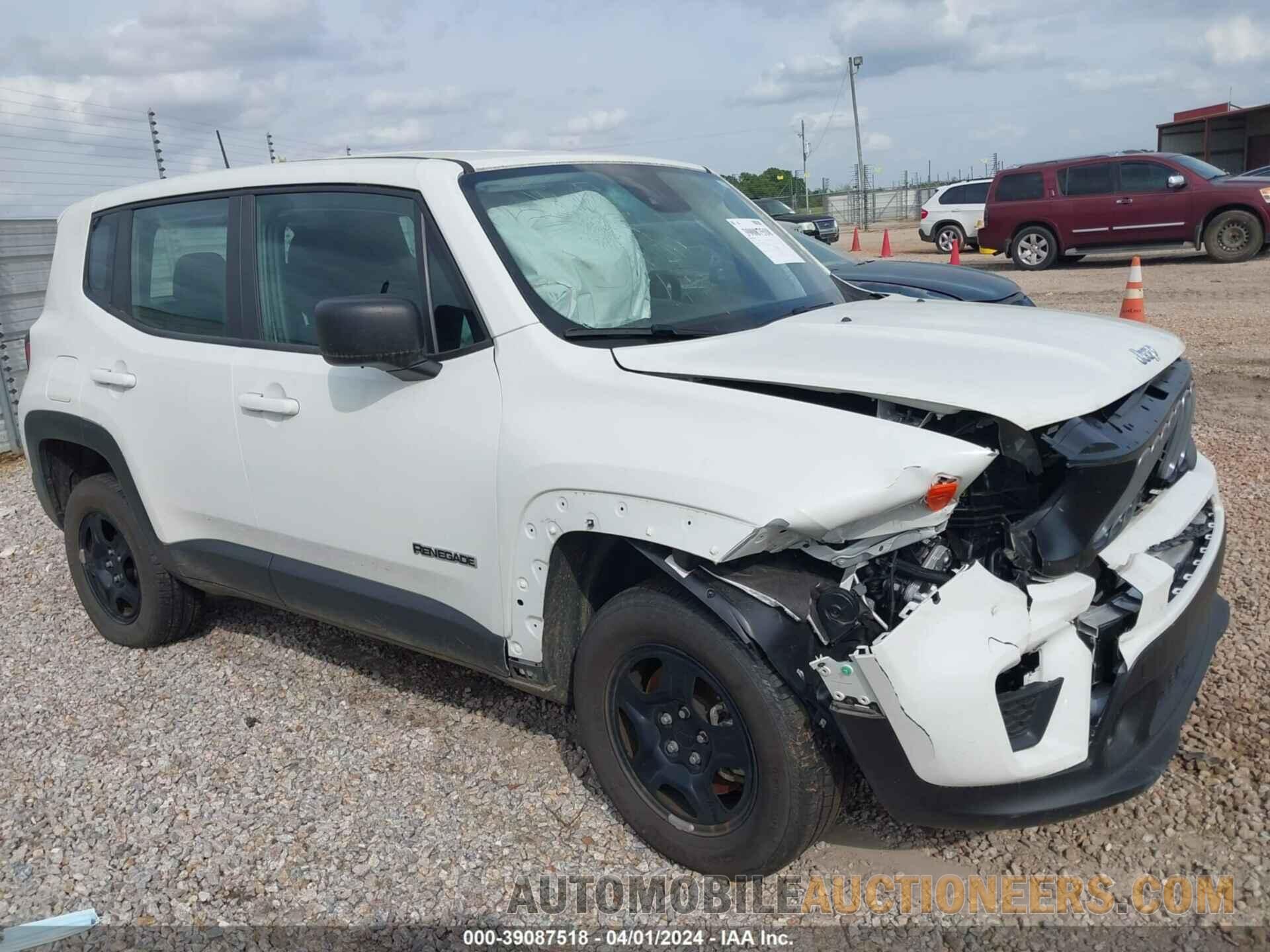 ZACNJDA16NPN67300 JEEP RENEGADE 2022