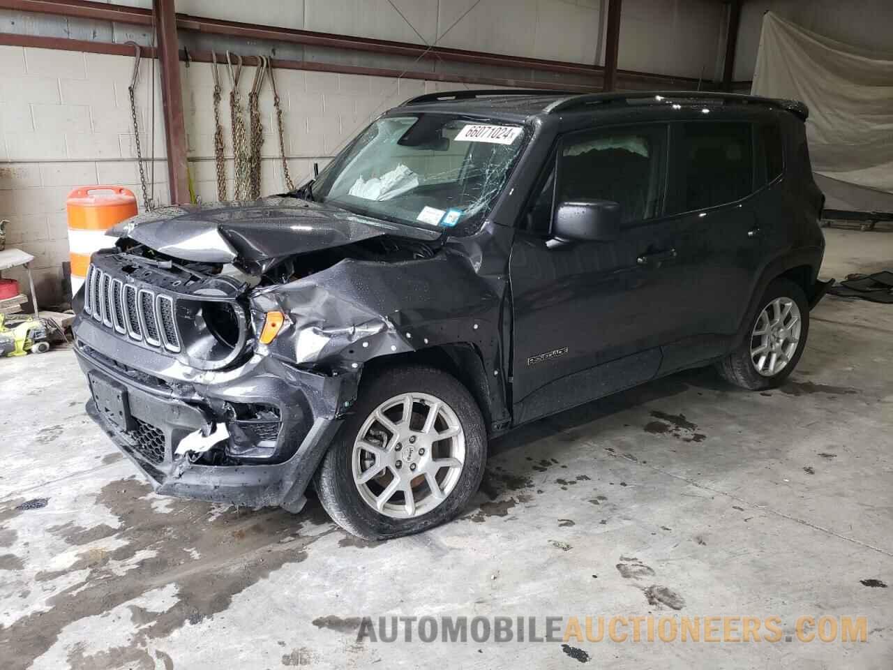 ZACNJDA18NPN50580 JEEP RENEGADE 2022